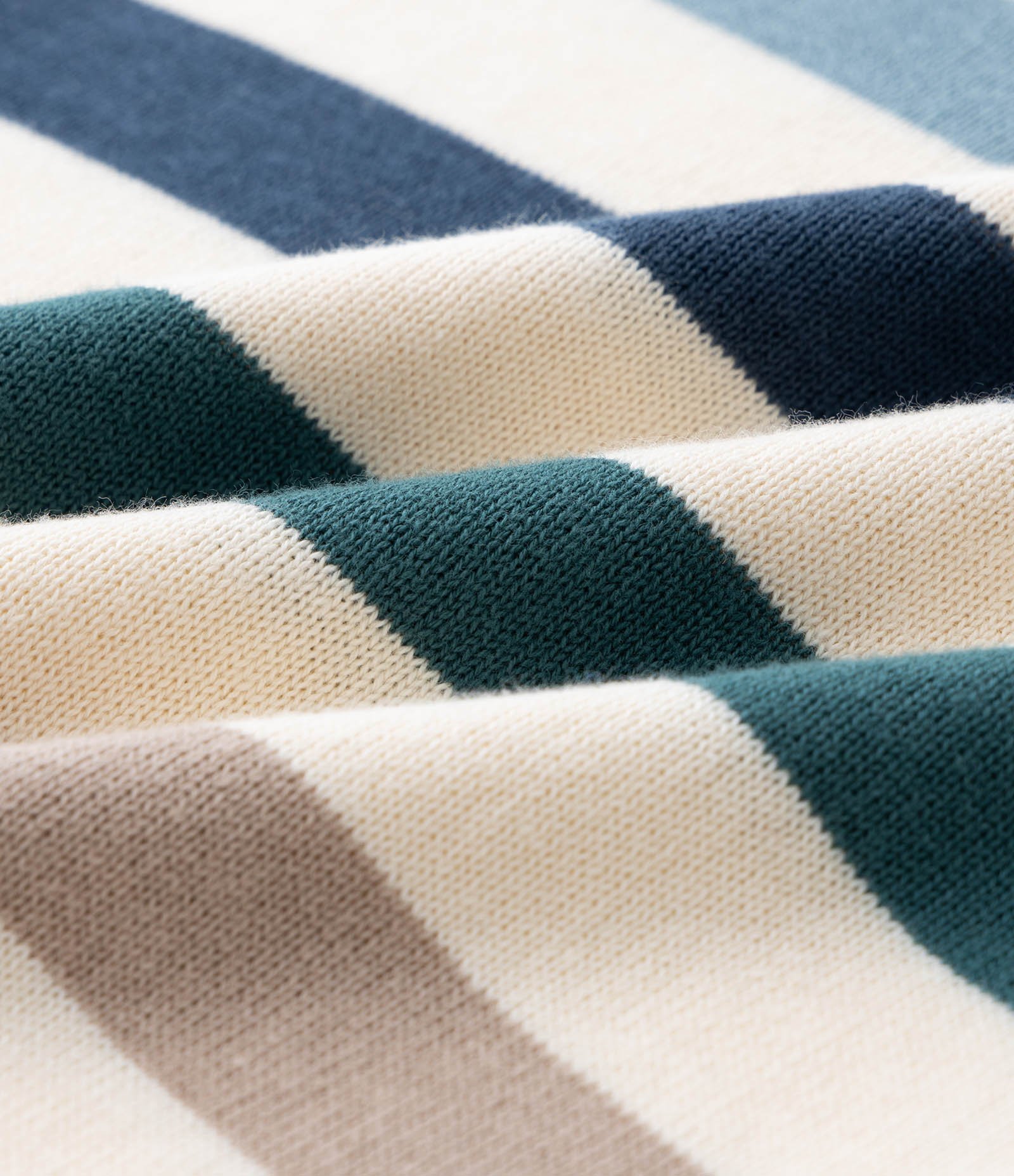 Casaco Infantil em Tricô com Listras Largas Coloridas – Tam 1 a 5/6 Anos Bege 4