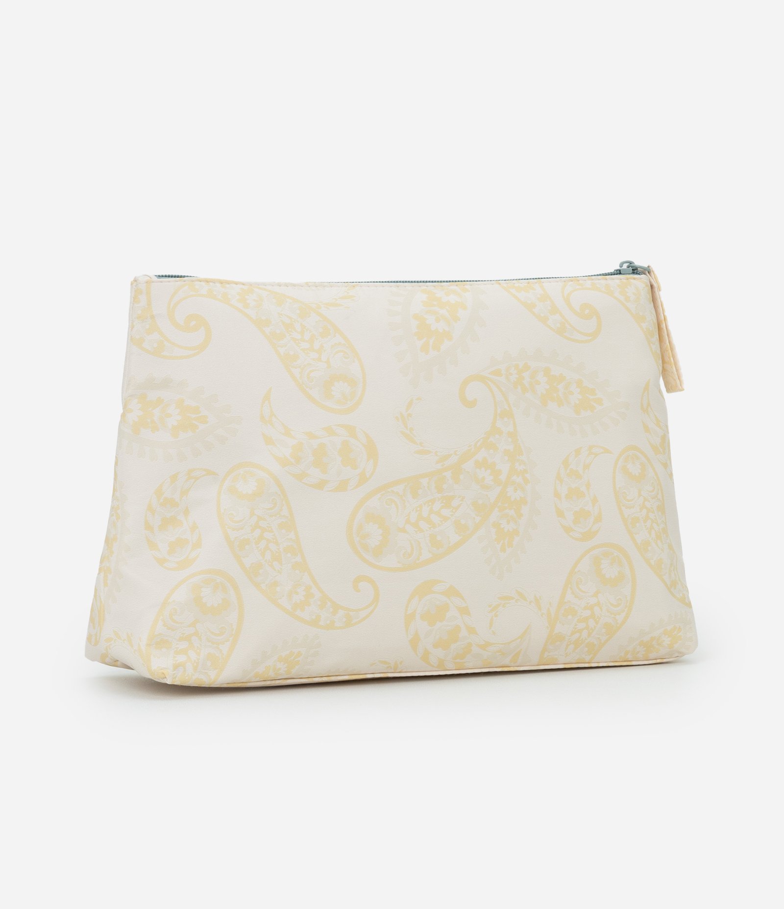 Kit 02 Necessaire com Estampa Floral Amarelo 3