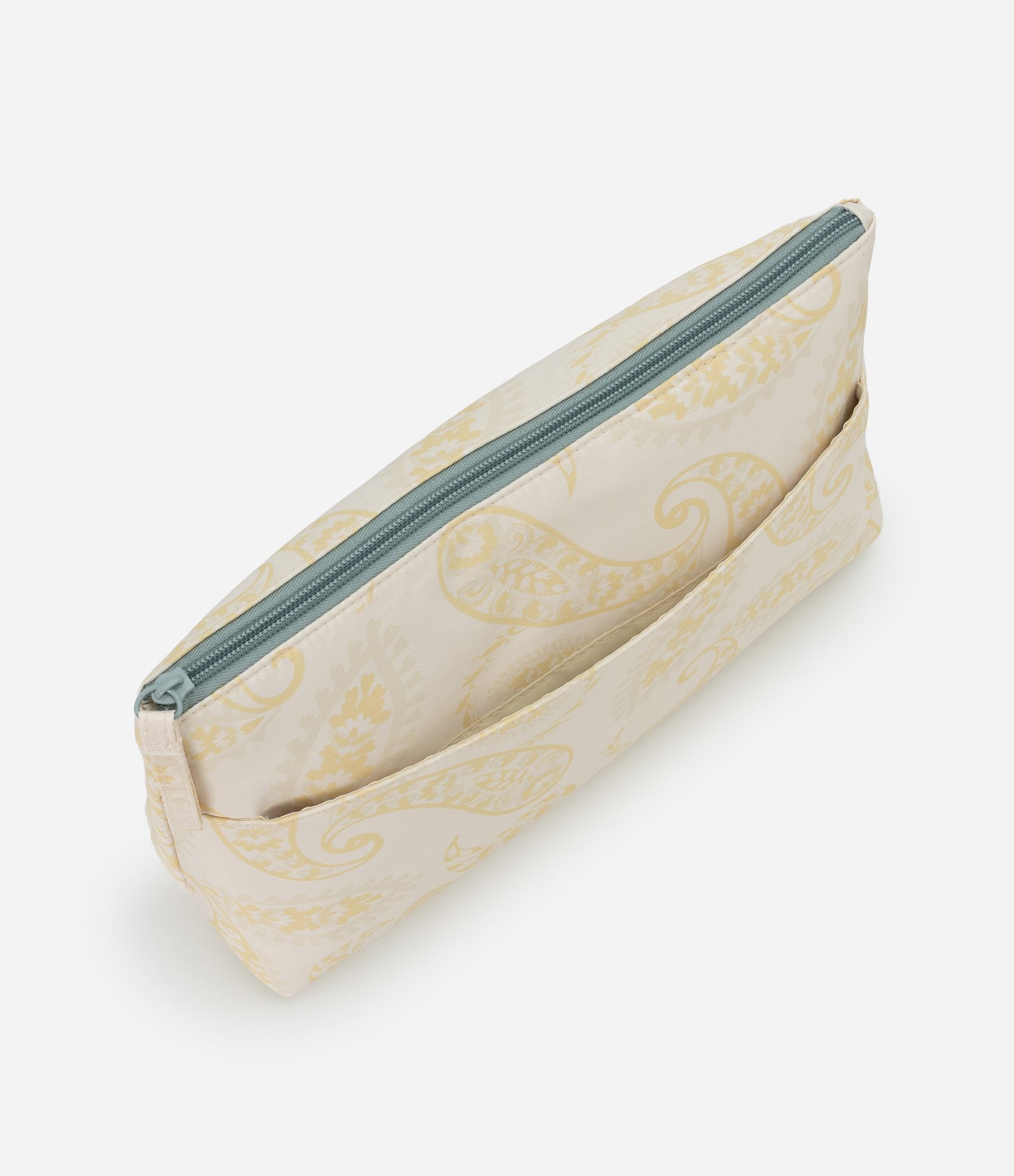 Kit 02 Necessaire com Estampa Floral Amarelo 5