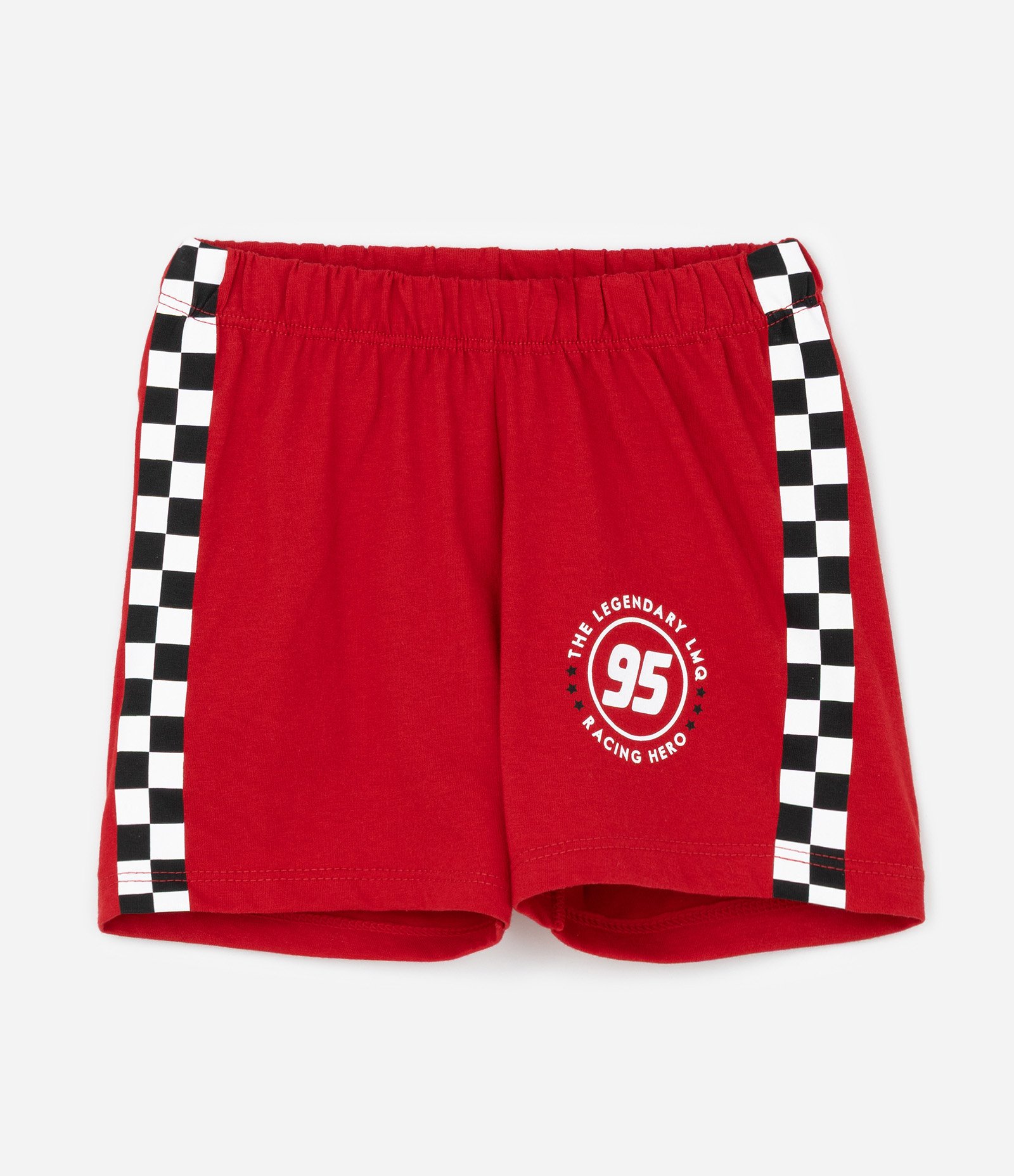 Pijama Infantil Curto com Estampa Carros  - Tam 2 a 6 Anos Vermelho 4