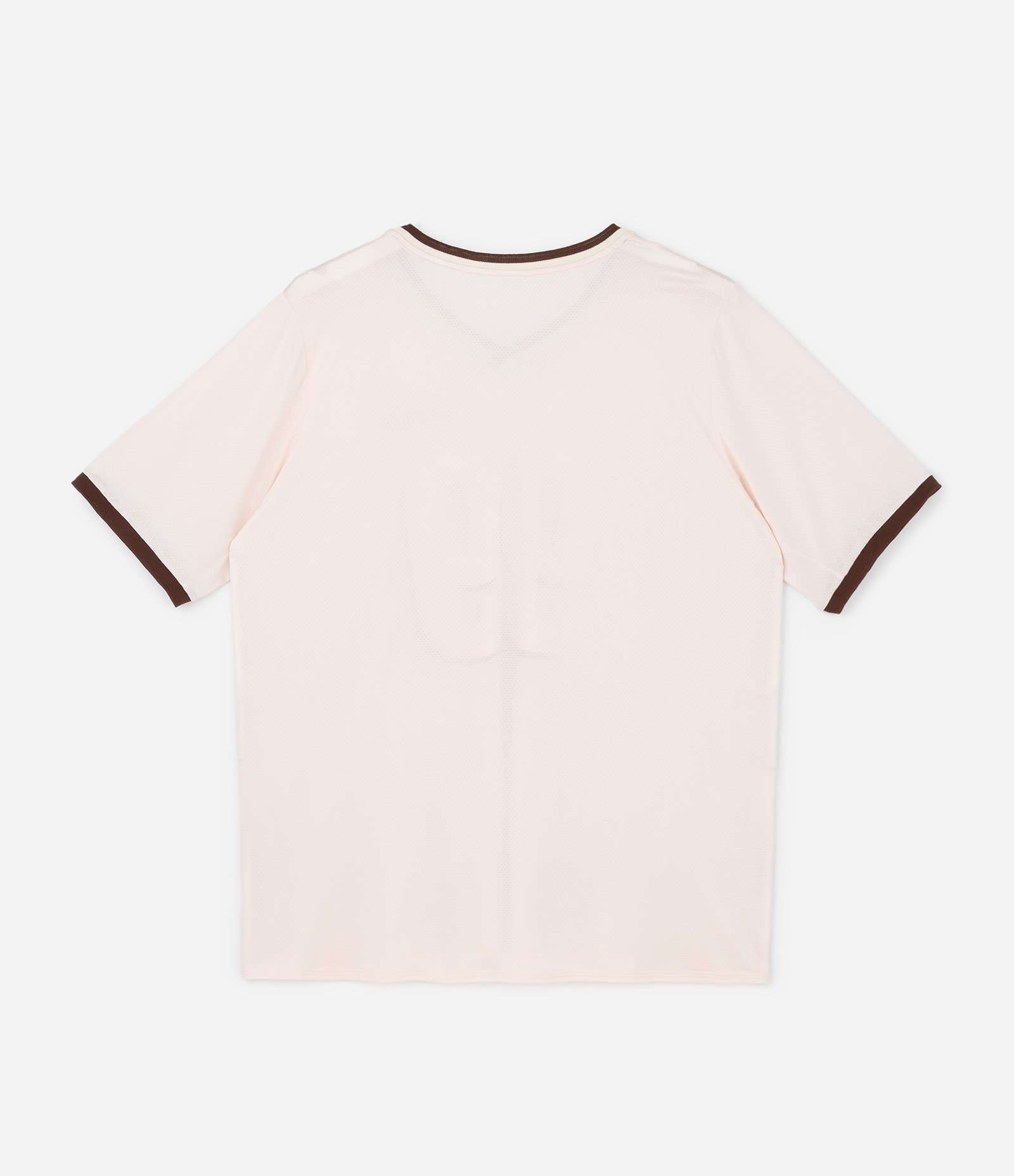 Camiseta Oversized Esportiva com Gola V Retilínea Curve & Plus Size Rosa Claro 6