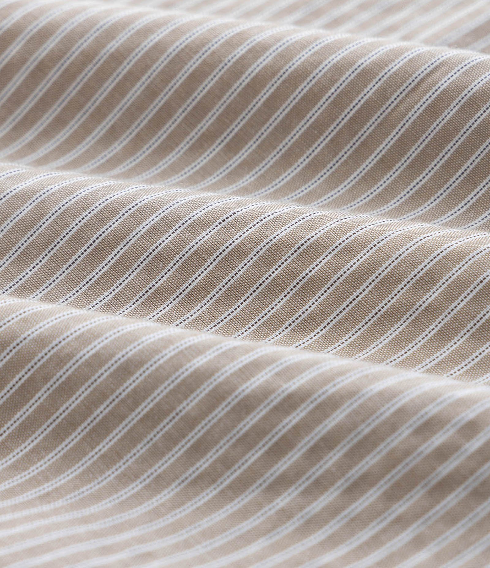 Camisa Boxy em Algodão com Textura e Listras Fio Tinto Verde Claro 4