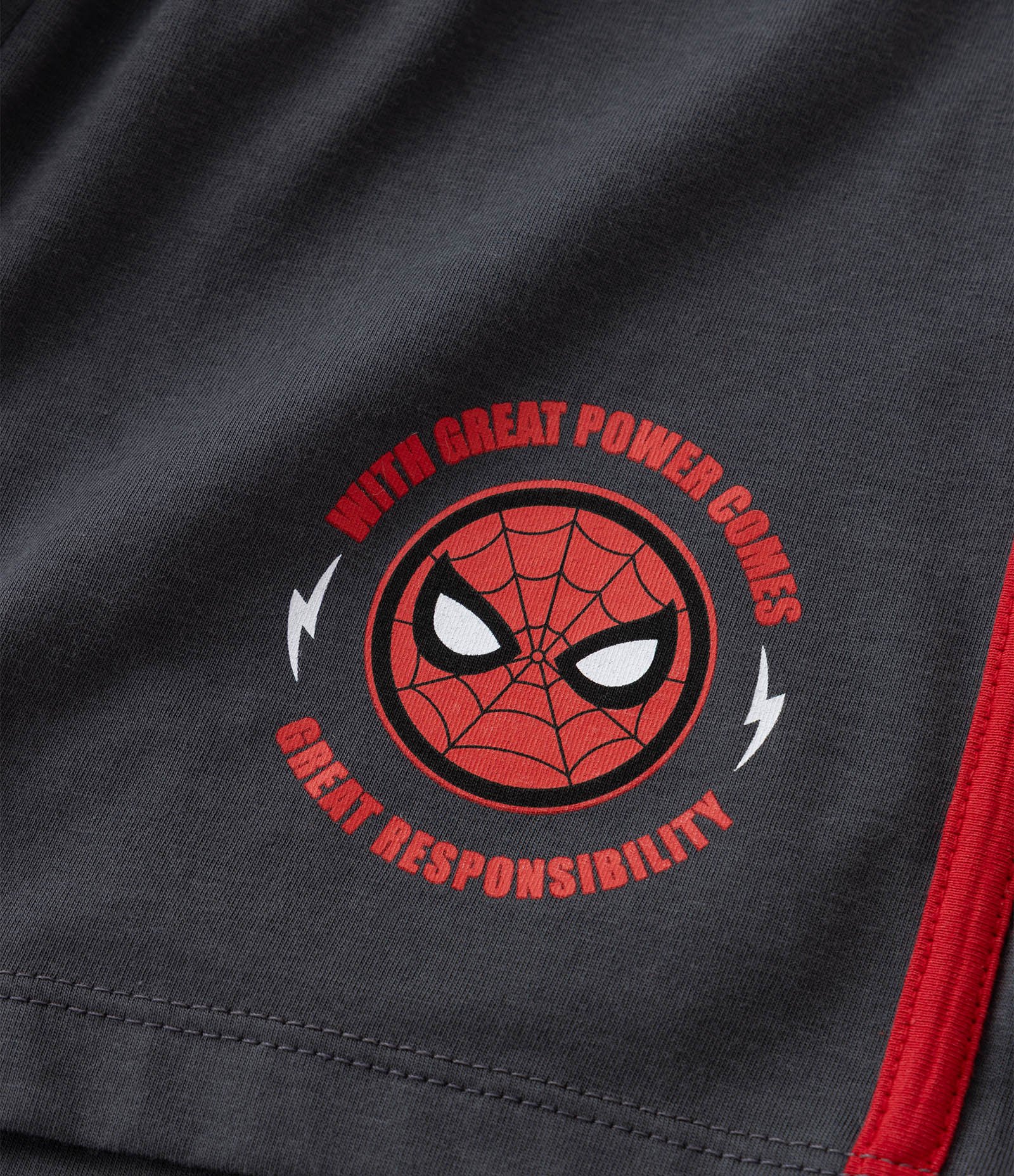 Pijama Infantil Curto Em Algodão com Estampa Spider-Man - Tam 4 a 12 Anos Vermelho 11