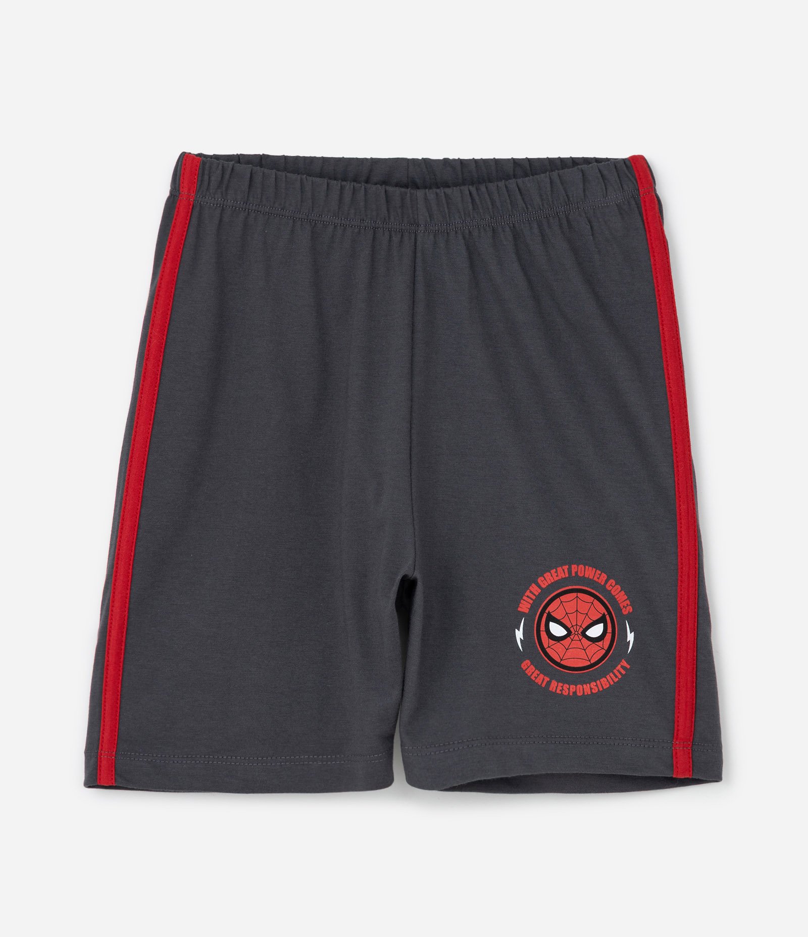 Pijama Infantil Curto Em Algodão com Estampa Spider-Man - Tam 4 a 12 Anos Vermelho 4
