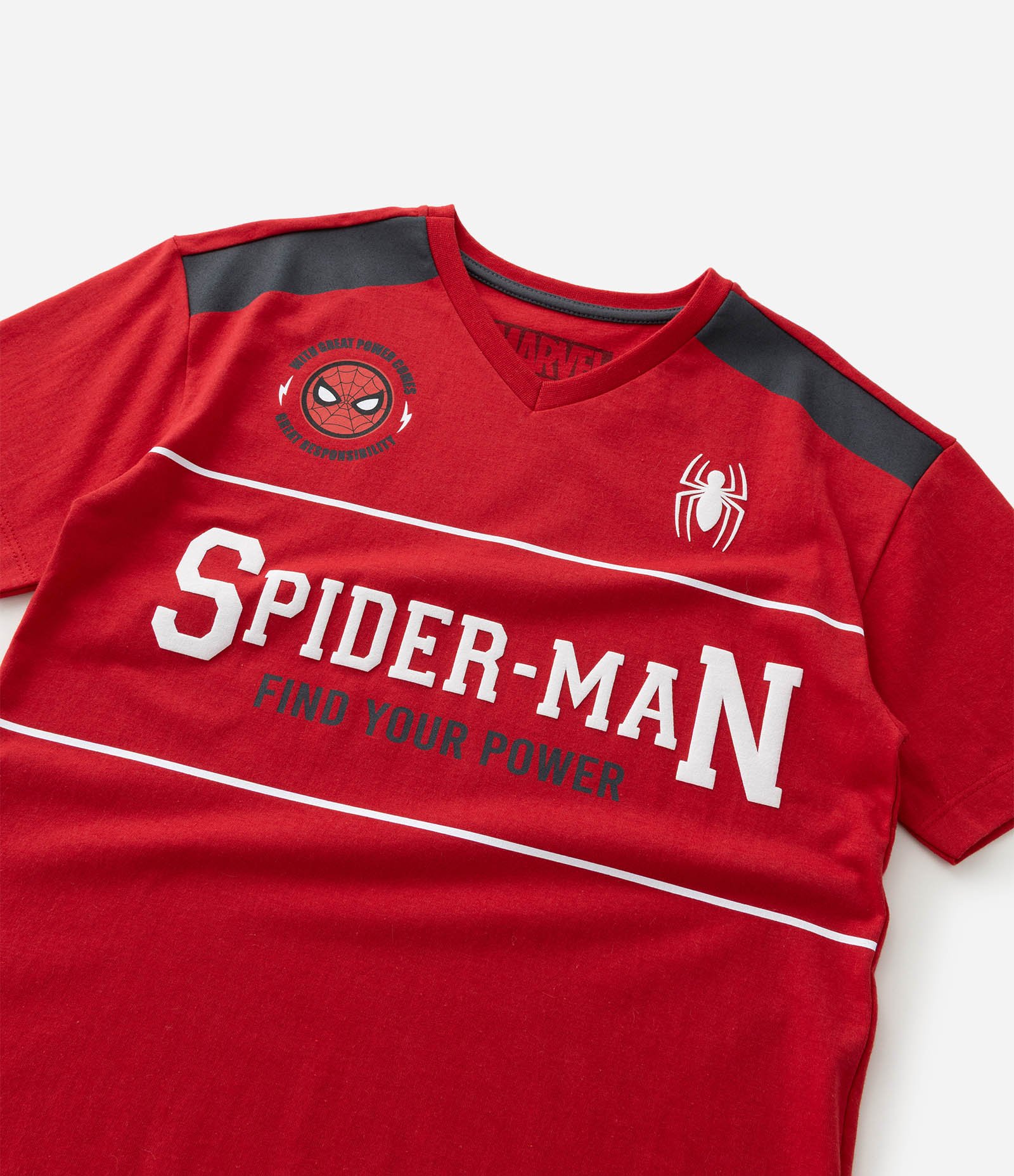 Pijama Infantil Curto Em Algodão com Estampa Spider-Man - Tam 4 a 12 Anos Vermelho 6