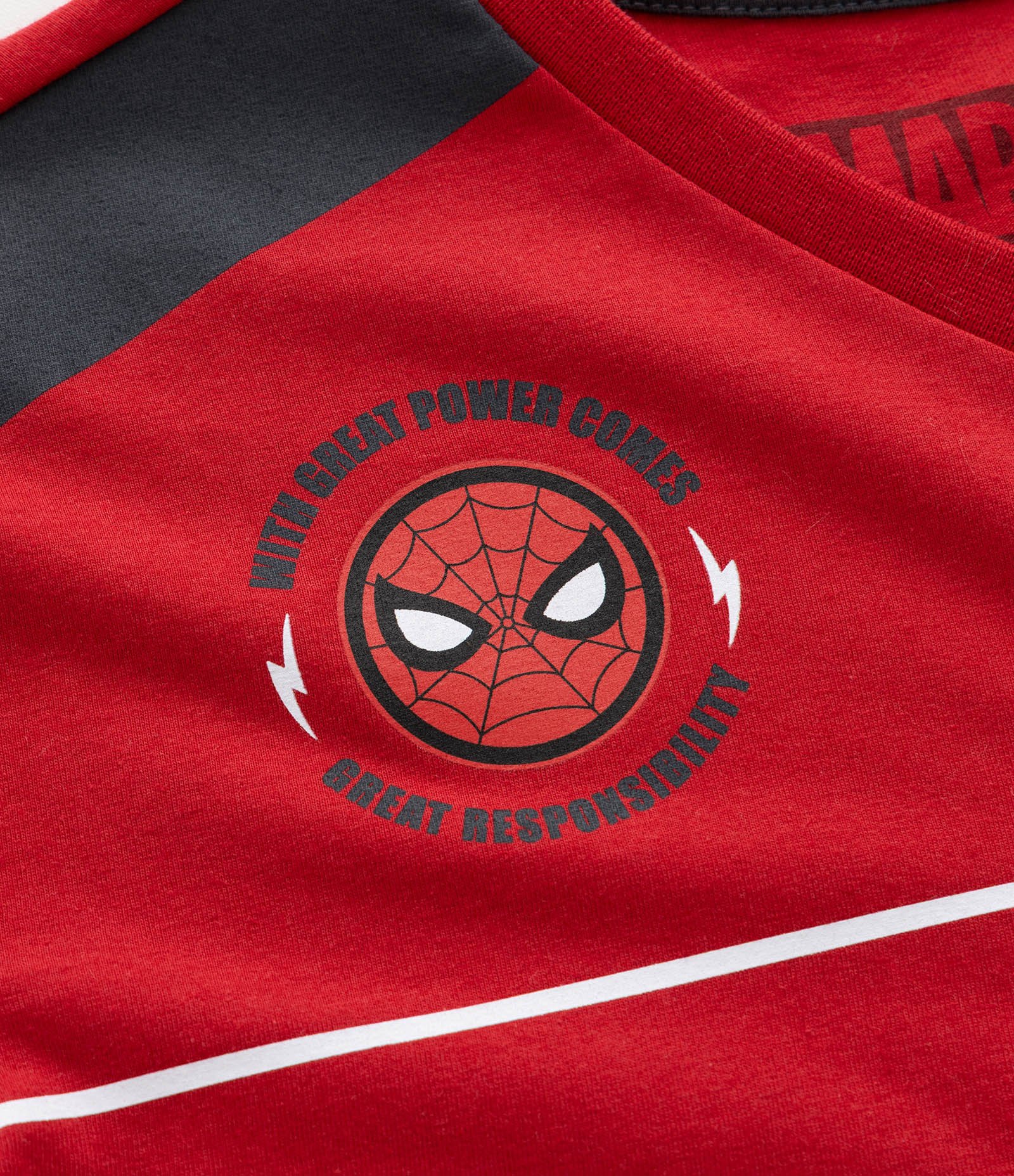 Pijama Infantil Curto Em Algodão com Estampa Spider-Man - Tam 4 a 12 Anos Vermelho 7