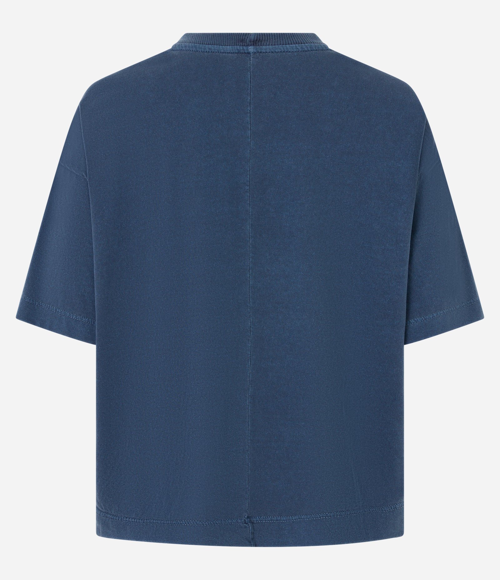 Camiseta Over em Cotton com Estampa Lettering Special Records Azul 7