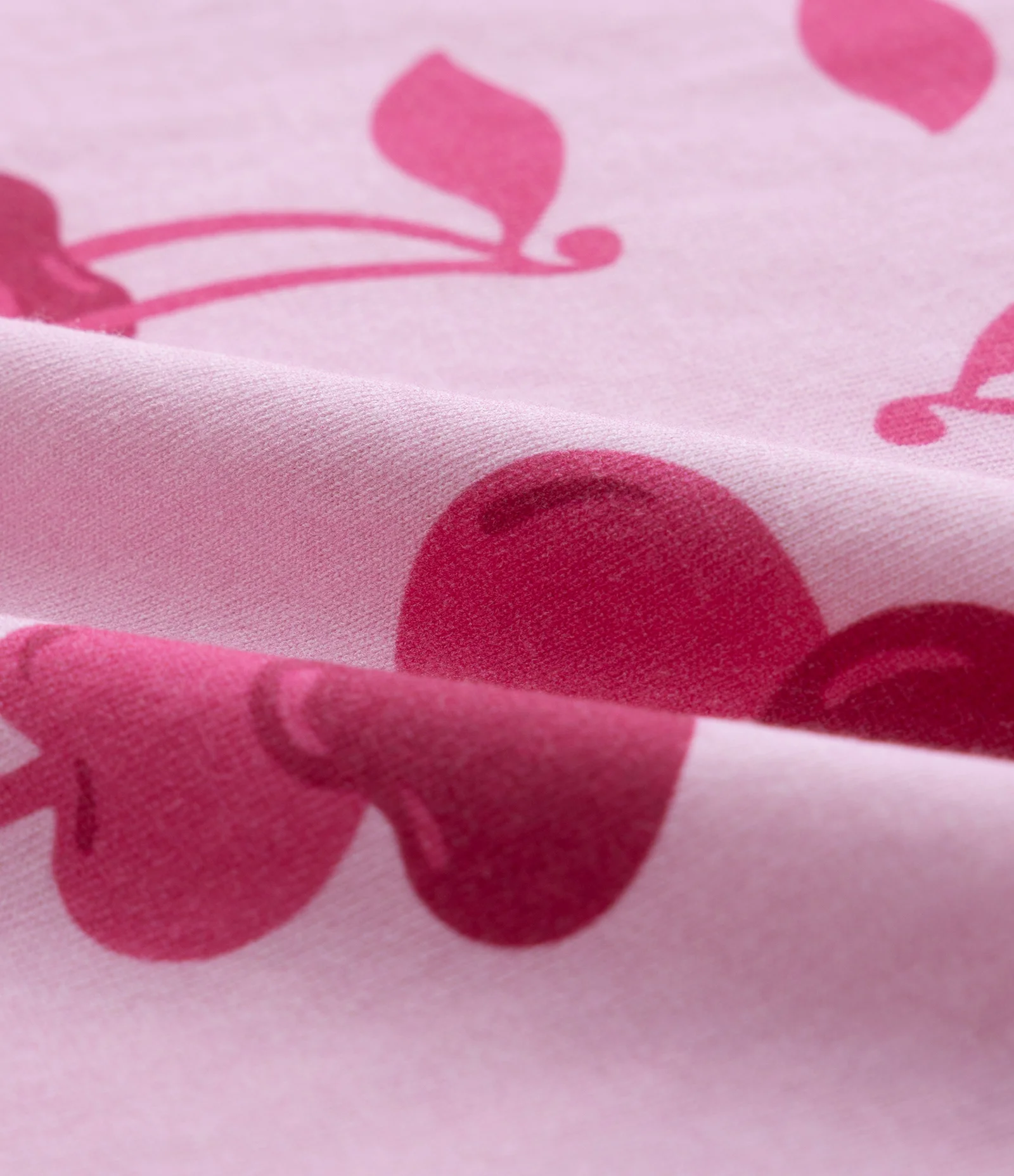 Camisola Infantil com Estampa de Cerejas - Tam 5 a 14 Anos Rosa 3