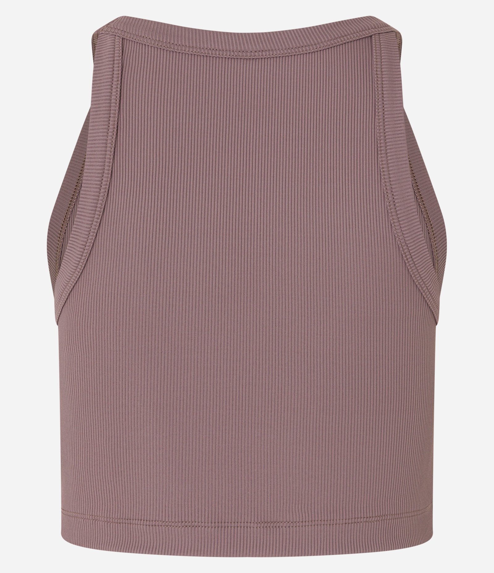 Blusa em Ribana com Gola Halter Marrom 8