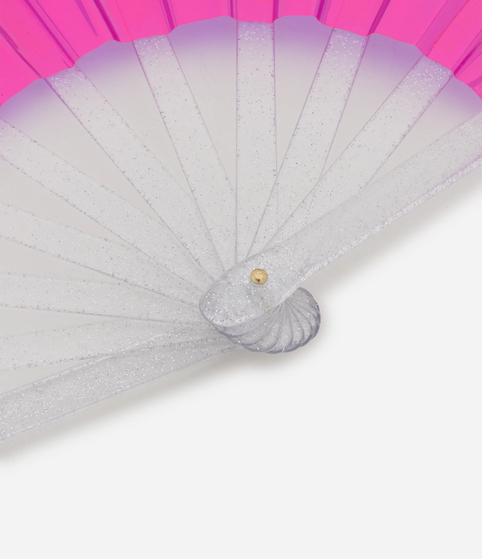 Leque em Plástico Metalizado com Lettering Gostosa Rosa 3