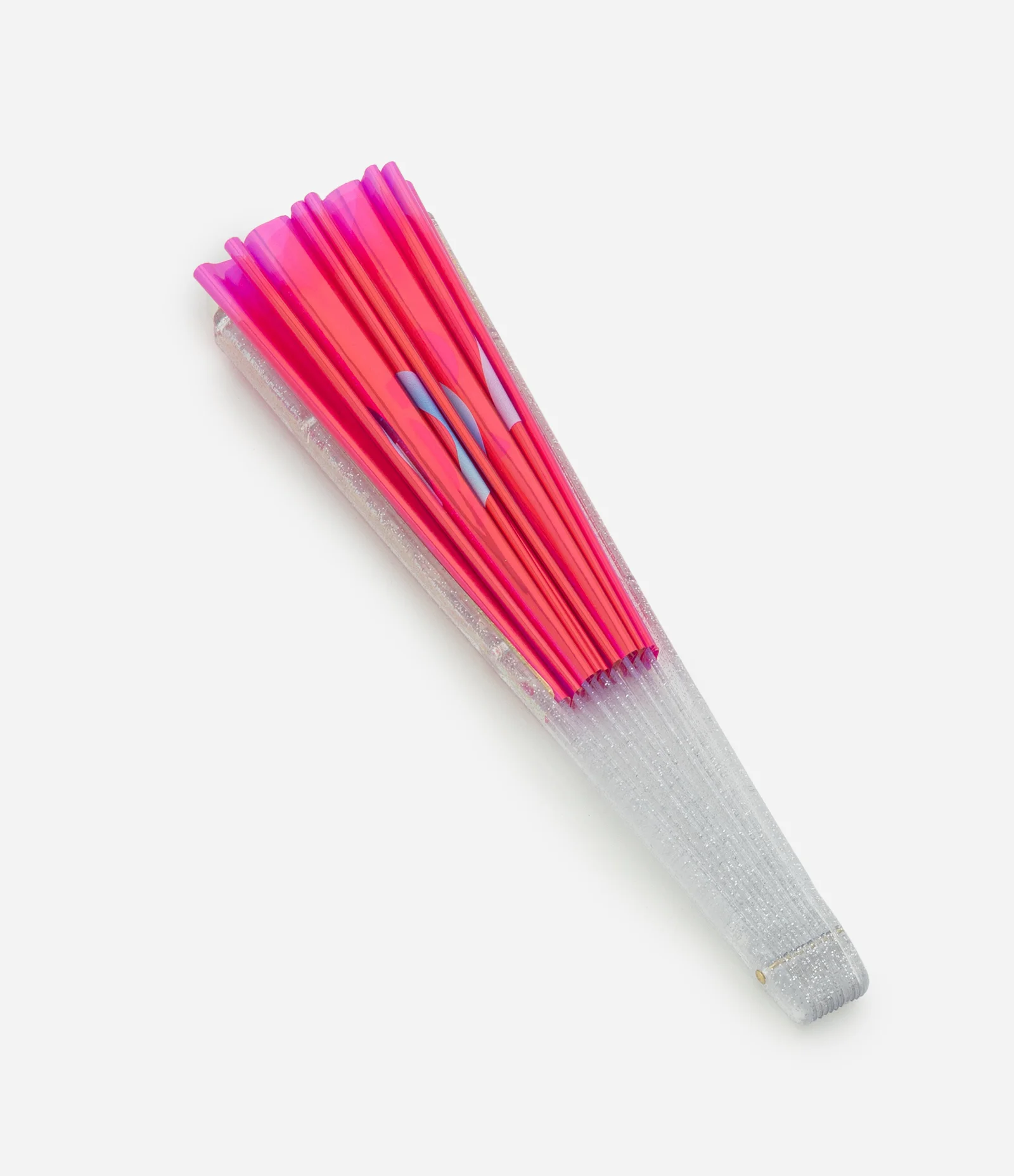 Leque em Plástico Metalizado com Lettering Gostosa Rosa 5