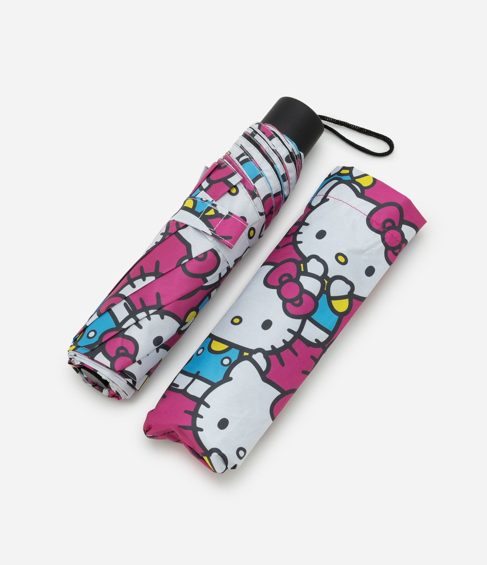 Sombrinha com Capa e Estampa da Hello Kitty Rosa 3