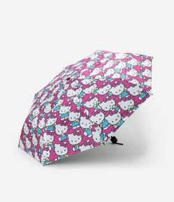 Sombrinha com Capa e Estampa da Hello Kitty