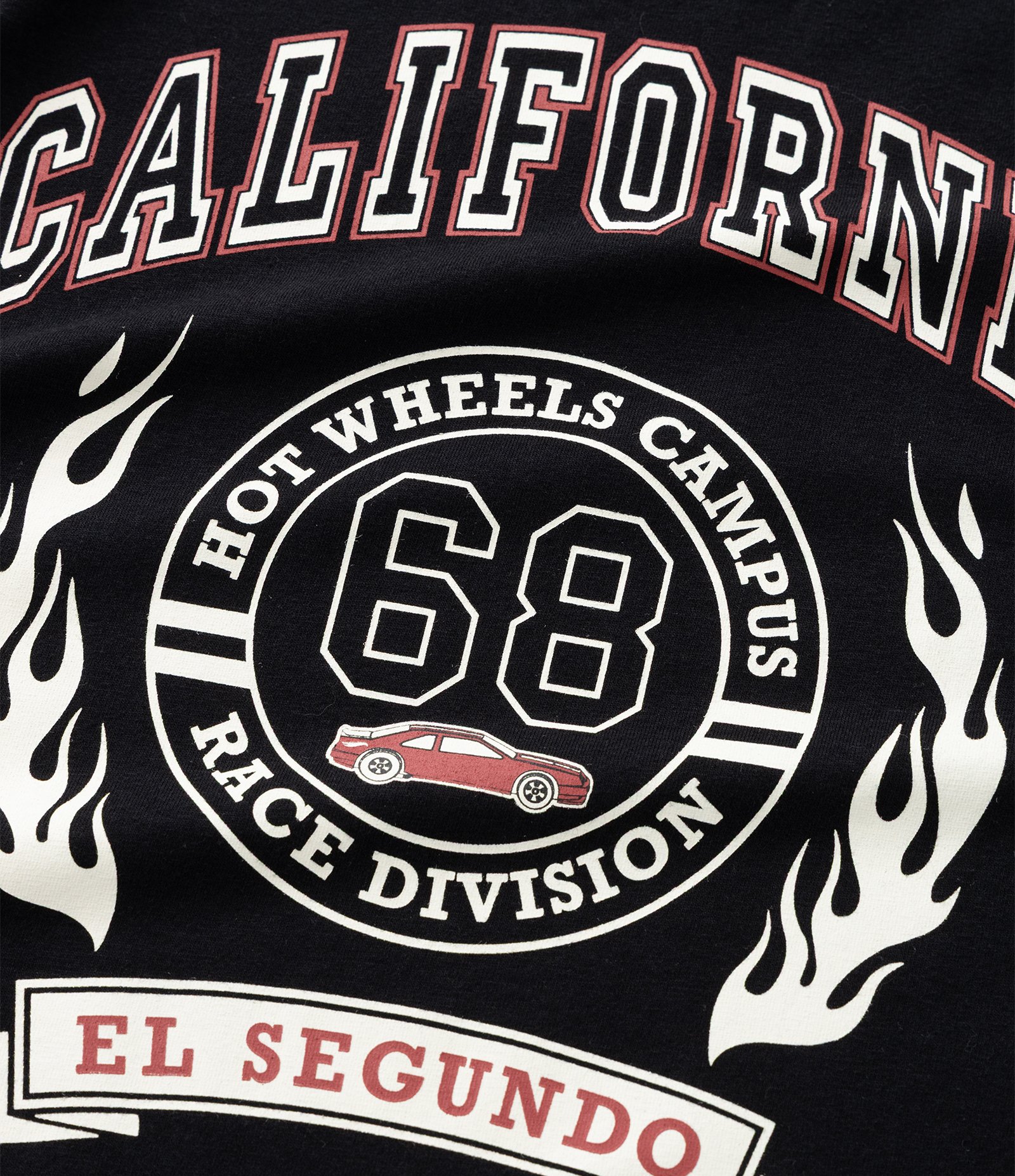 Camiseta Infantil com Estampa California 68 Hot Wheels - Tam 4 a 10 Anos Preto 5