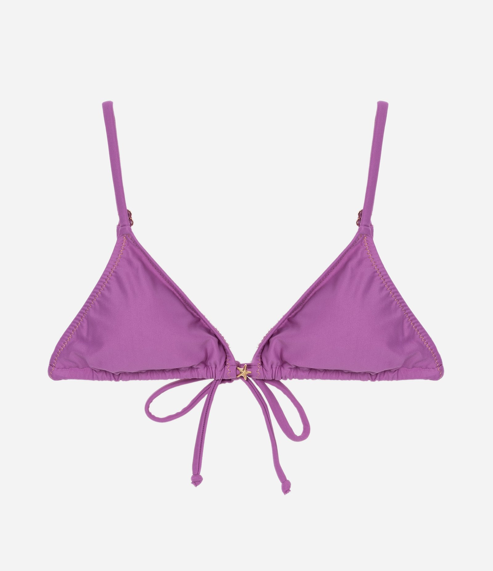 Biquíni Top Cortininha em Microfibra com Aviamento de Estrela Rosa 4