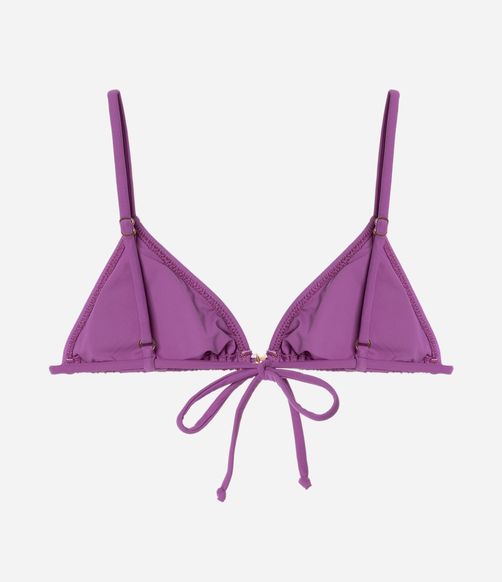 Biquíni Top Cortininha em Microfibra com Aviamento de Estrela Rosa 5