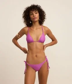 Biquíni Calcinha Lacinho em Microfibra com Efeito Empina Bumbum