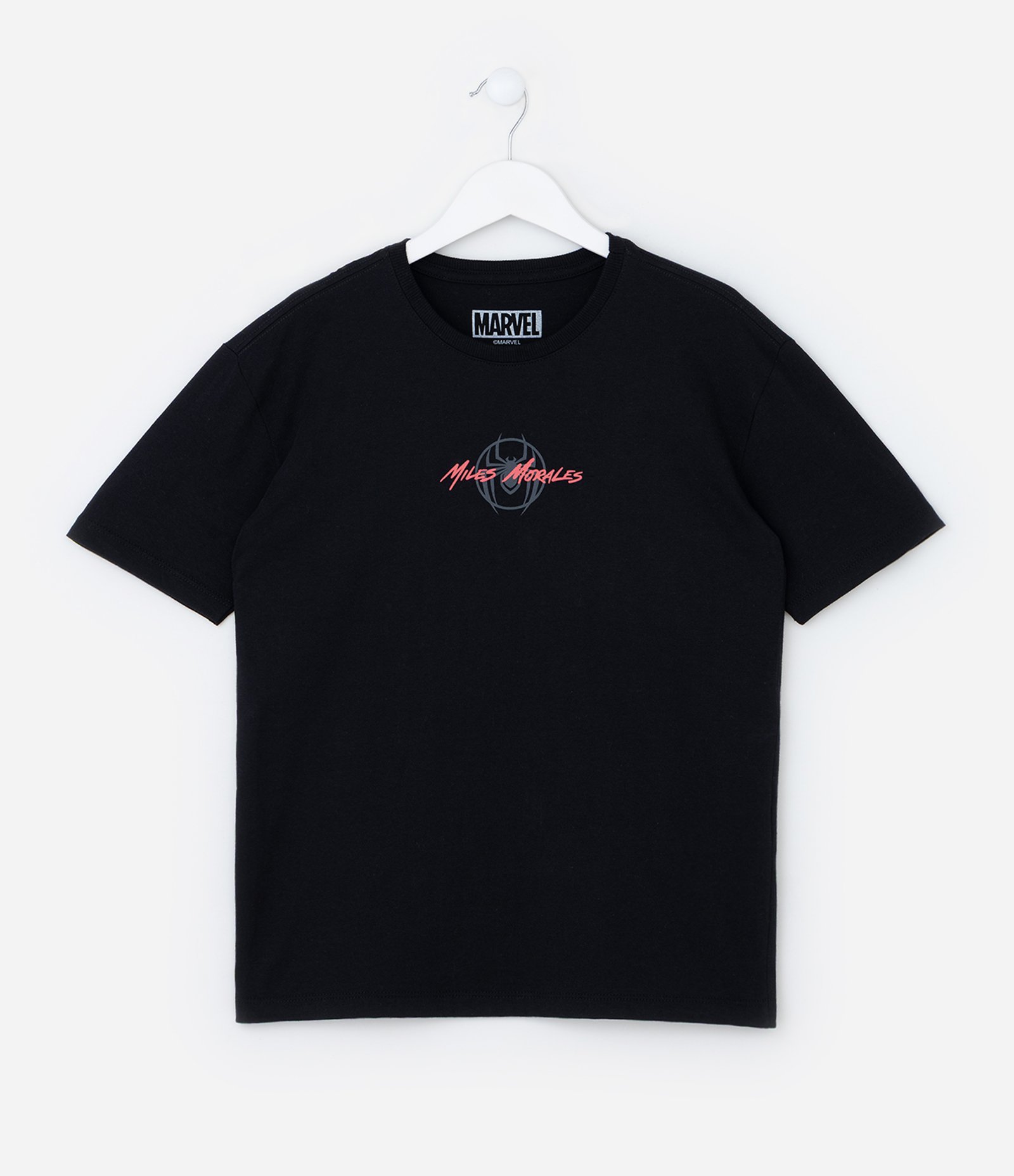 Camiseta Infantil com Estampa Homem Aranha - Tam 5 a 14 Anos Preto 1