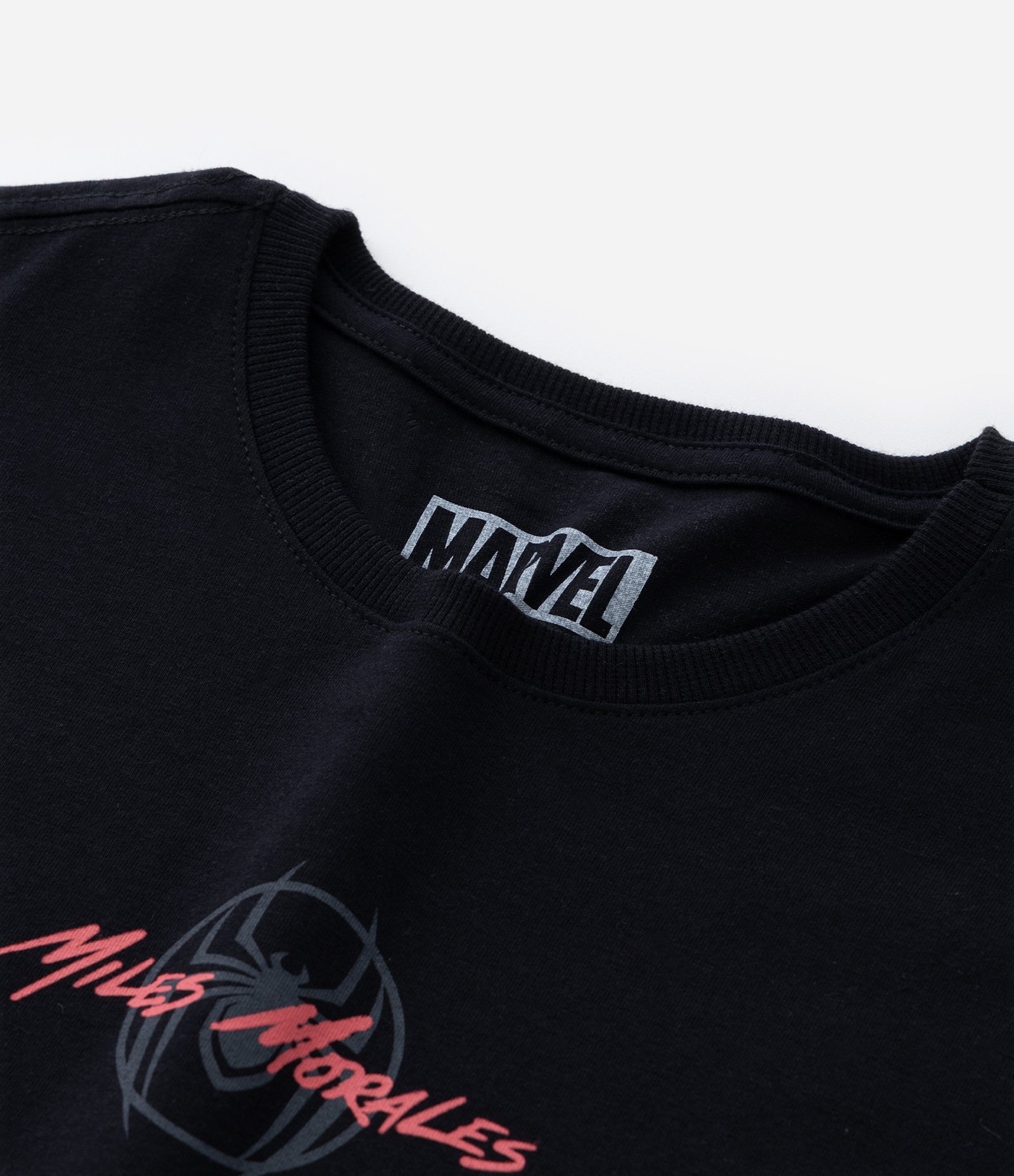 Camiseta Infantil com Estampa Homem Aranha - Tam 5 a 14 Anos Preto 6