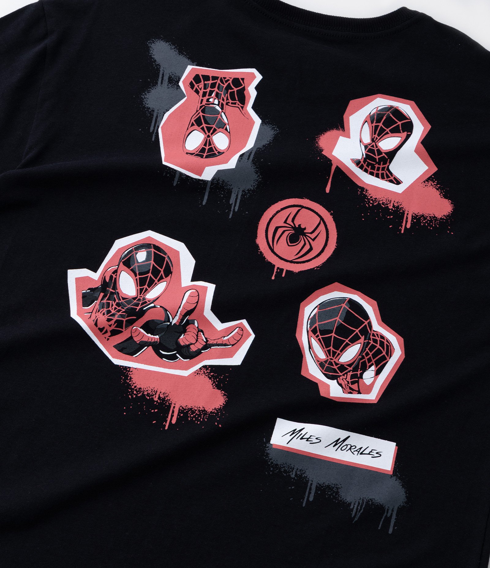 Camiseta Infantil com Estampa Homem Aranha - Tam 5 a 14 Anos Preto 7