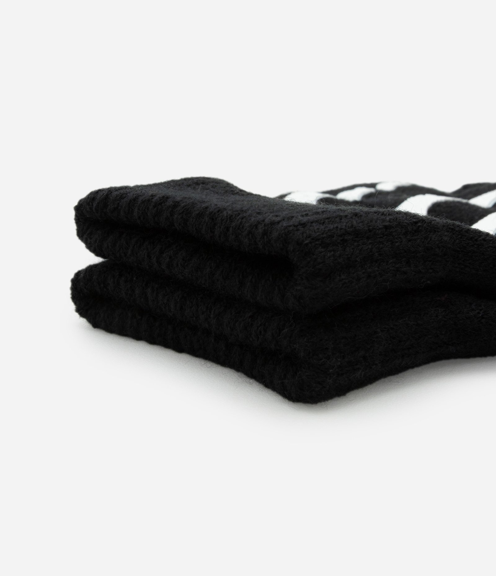 Luva Infantil em Tricô Leve com Estampa Esqueleto – Tam P ao G Preto 3