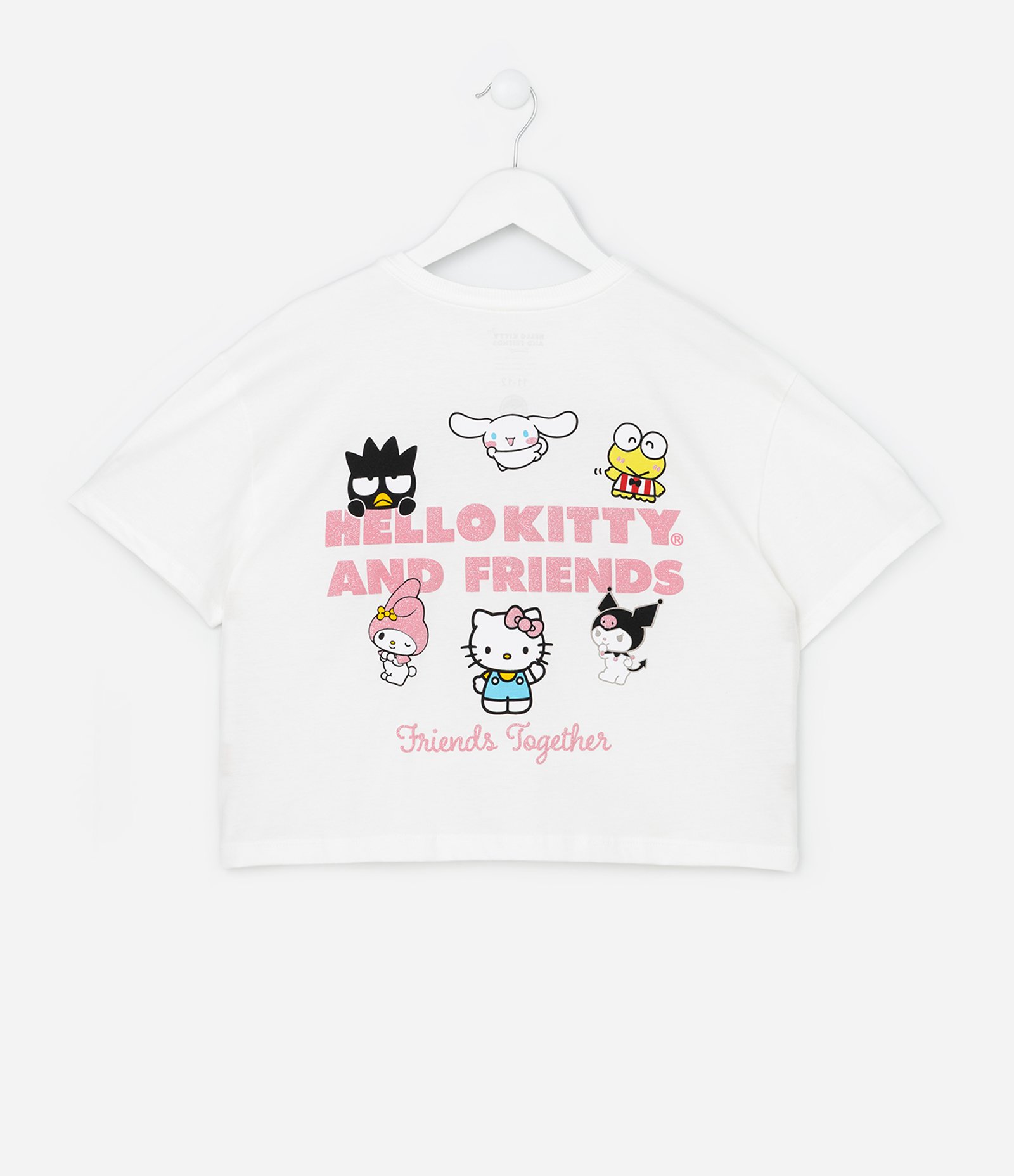 Camiseta Comfort Infantil Hello Kitty and Friends - Tam 5 a 14 Anos Branco 2