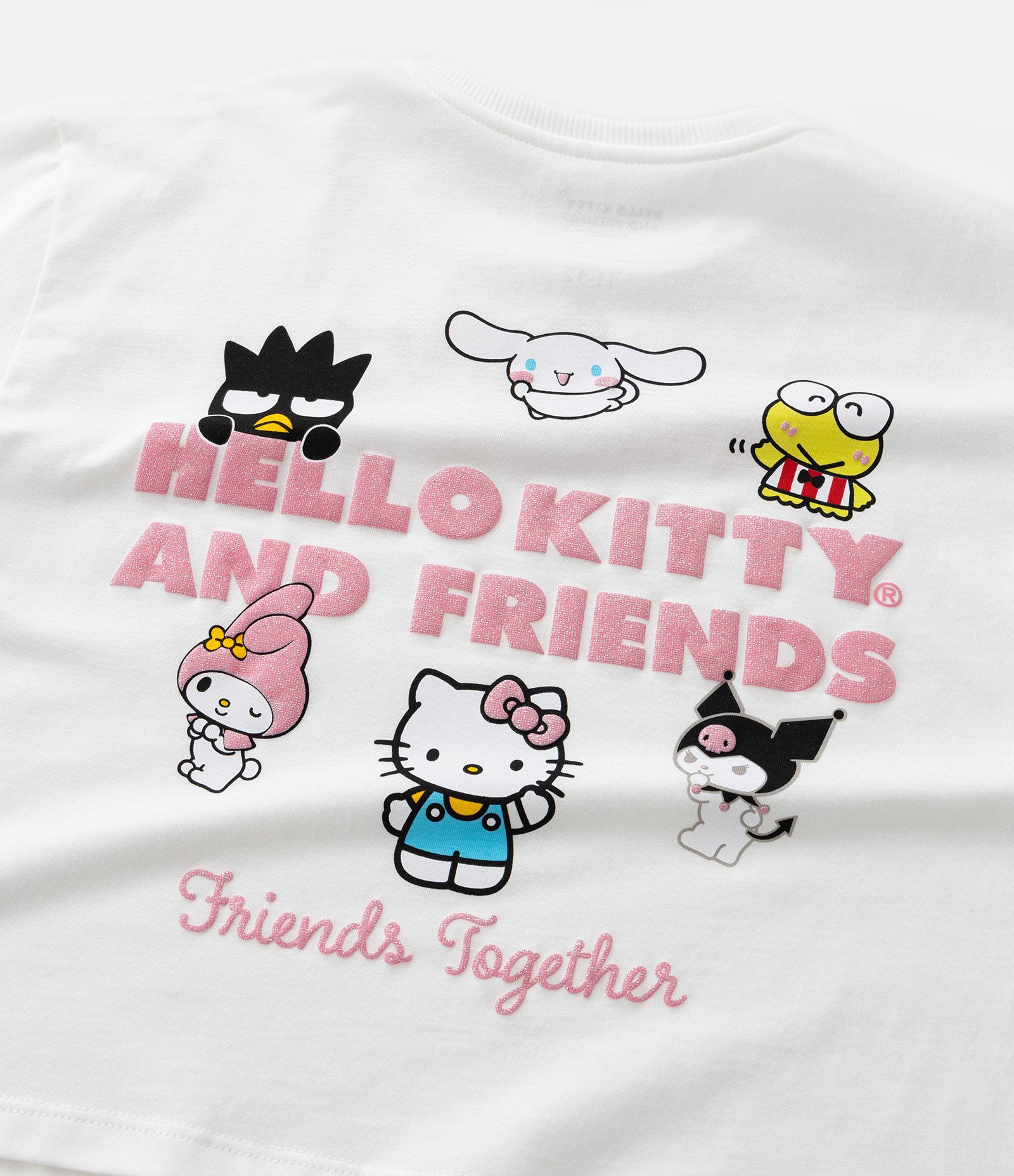 Camiseta Comfort Infantil Hello Kitty and Friends - Tam 5 a 14 Anos Branco 5