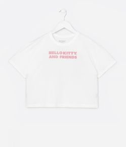 Camiseta Comfort Infantil Hello Kitty and Friends - Tam 5 a 14 Anos