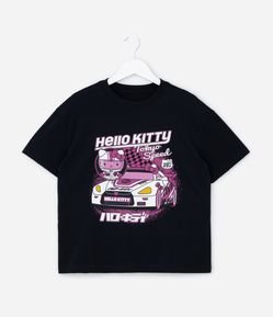 Camiseta Comfort Infantil Estampada Hello Kitty - Tam 7 a 14 Anos