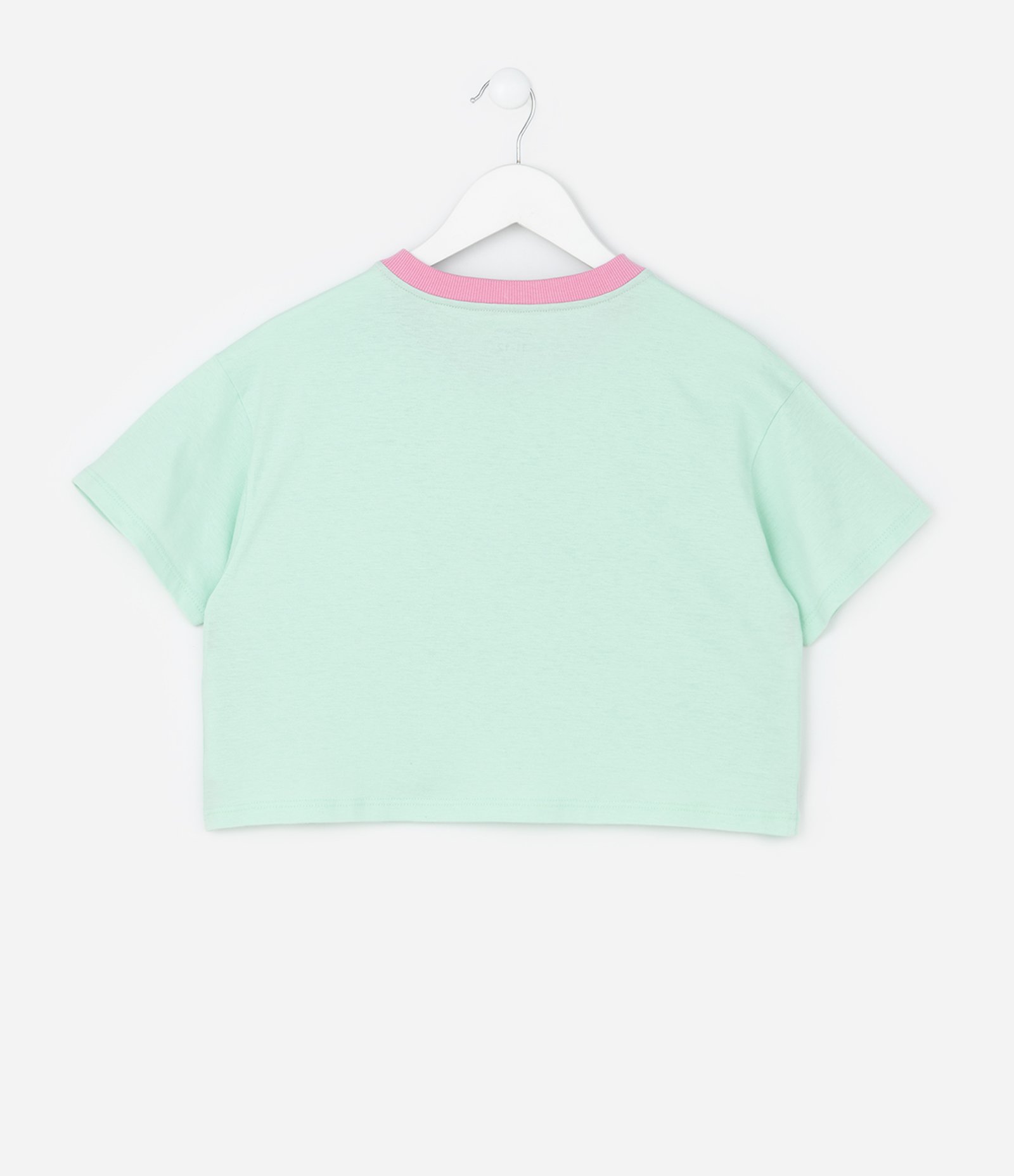 Pijama Longo Infantil com Estampa Tennis Club - Tam 5 a 14 Anos Rosa/Verde/Branco 3