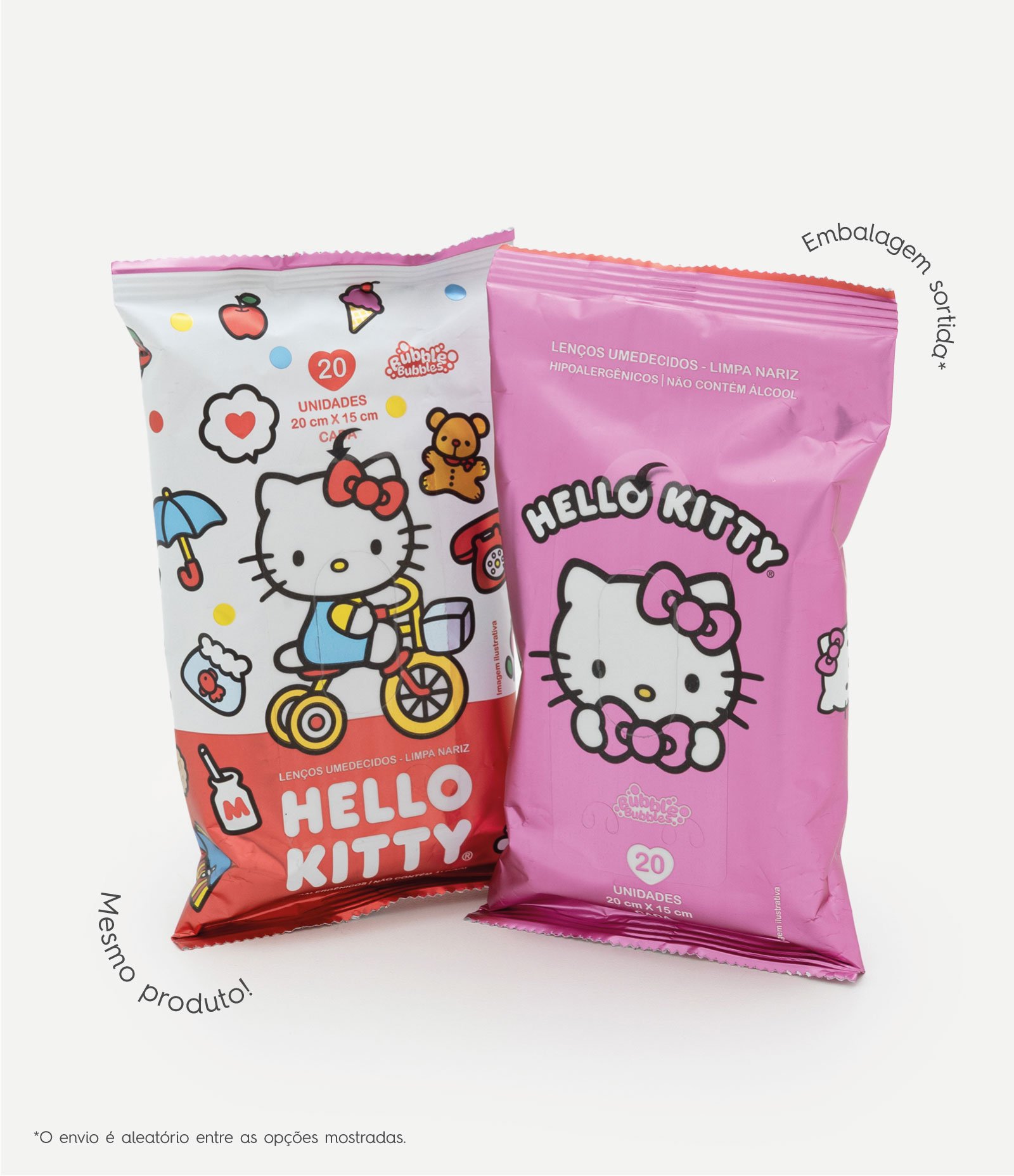 Lenços Umedecidos Limpa Nariz Hello Kitty U 1