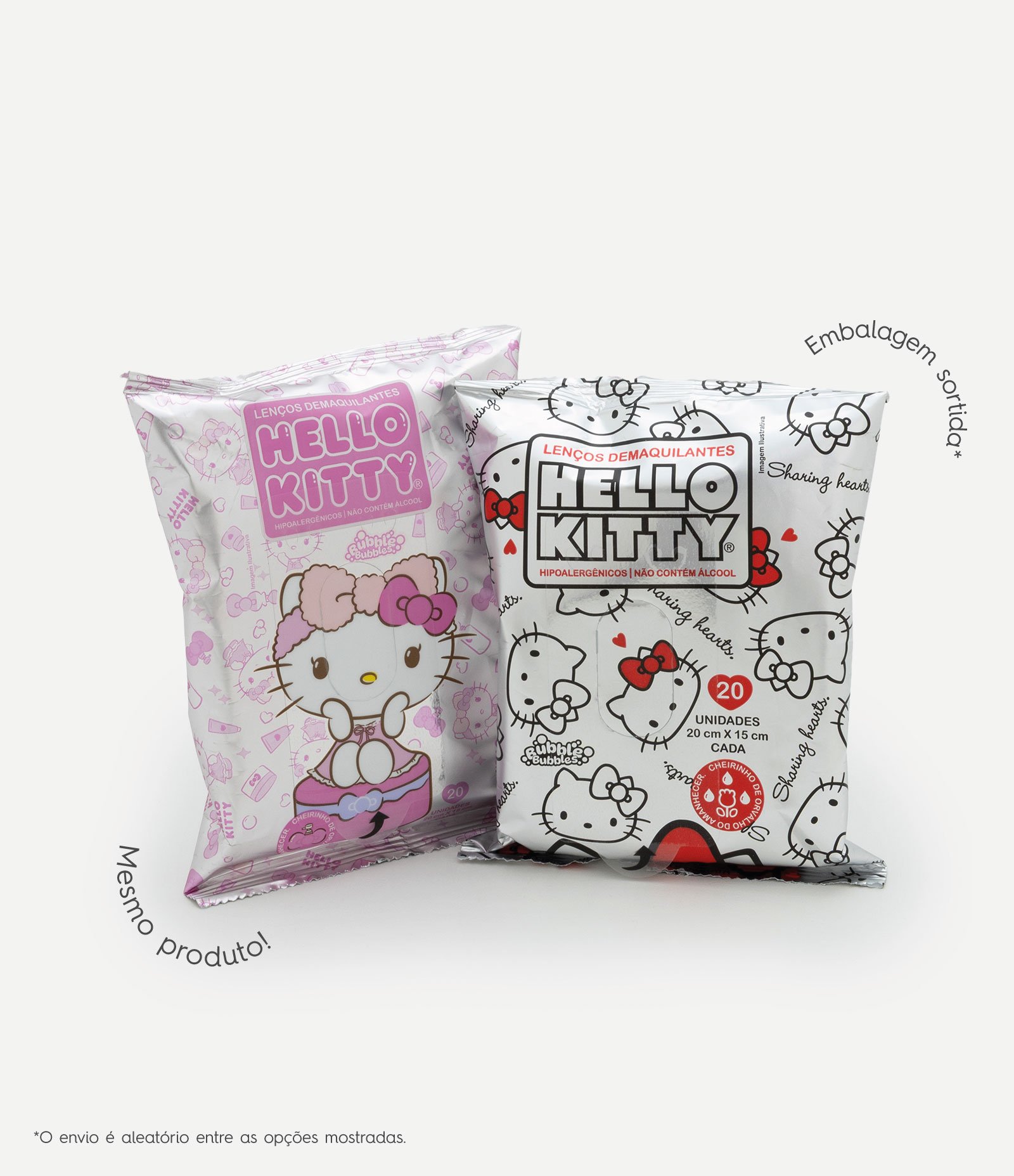 Lenços Umedecidos Demaquilantes Hello Kitty U 1