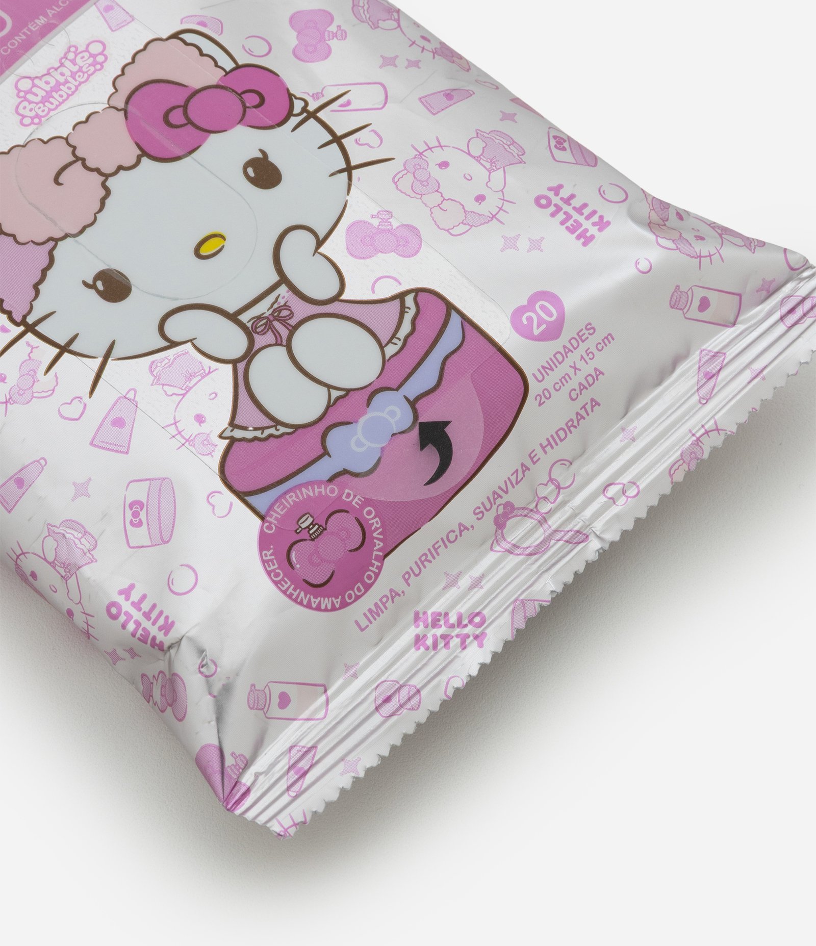 Lenços Umedecidos Demaquilantes Hello Kitty U 3