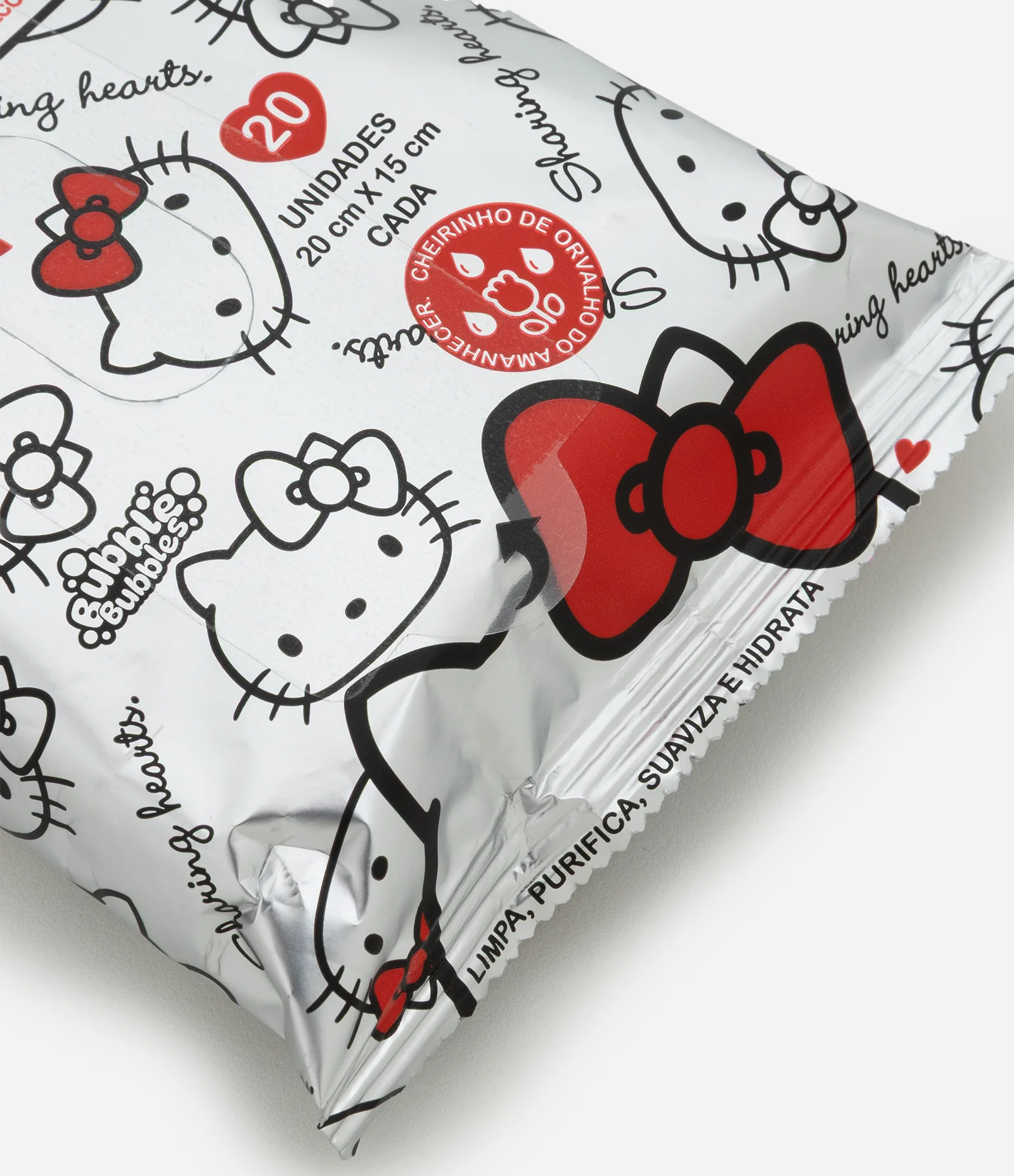 Lenços Umedecidos Demaquilantes Hello Kitty U 6