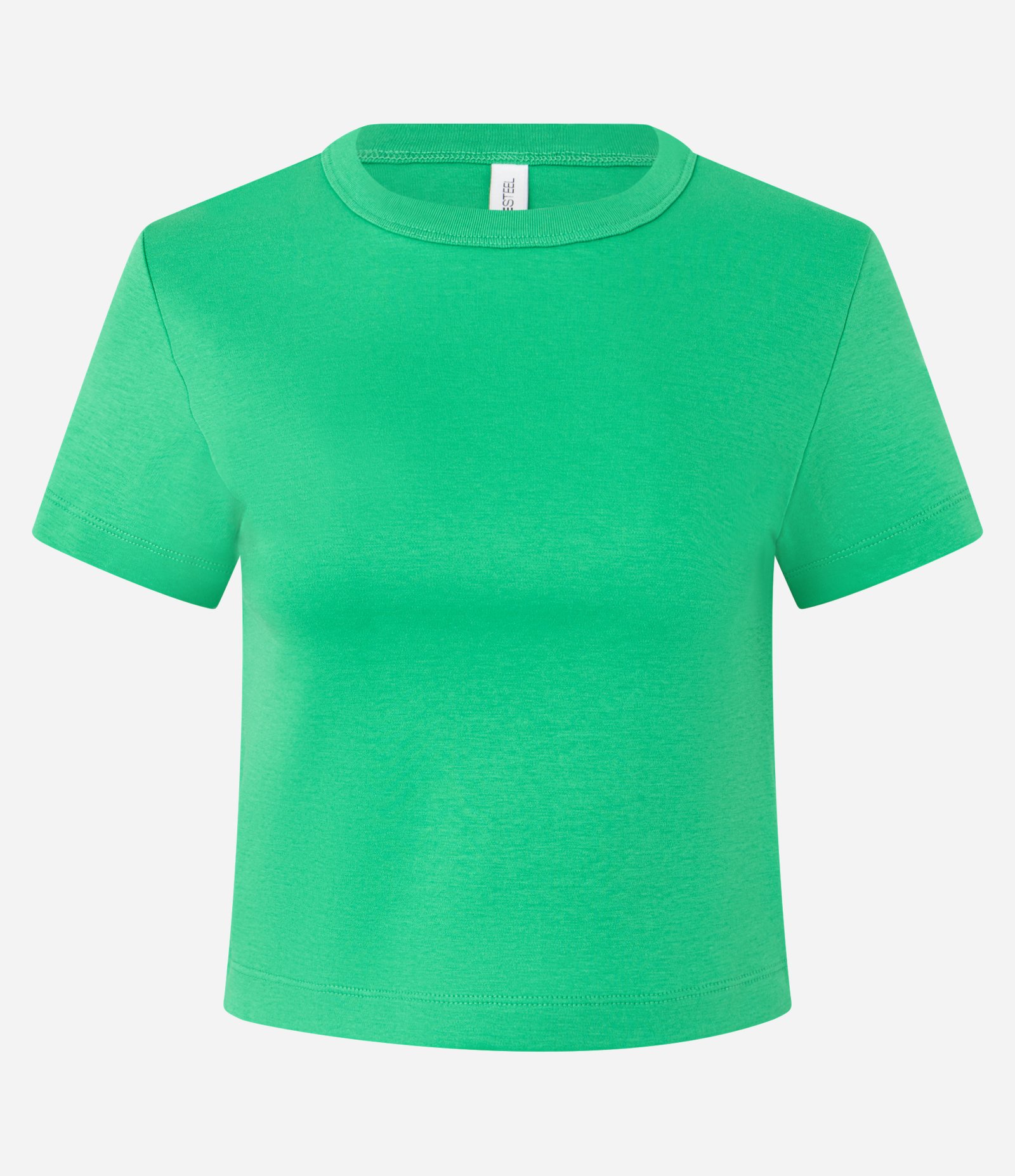 Blusa Cropped em Algodão Interlock Verde 1