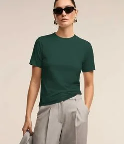 Blusa Básica Justinha em Ribana de Algodão