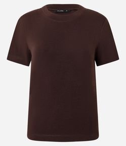 Blusa Básica Justinha em Ribana de Algodão