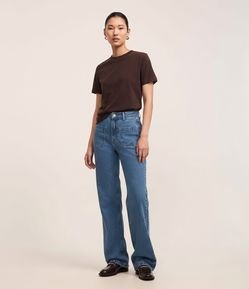Blusa Básica Justinha em Ribana de Algodão