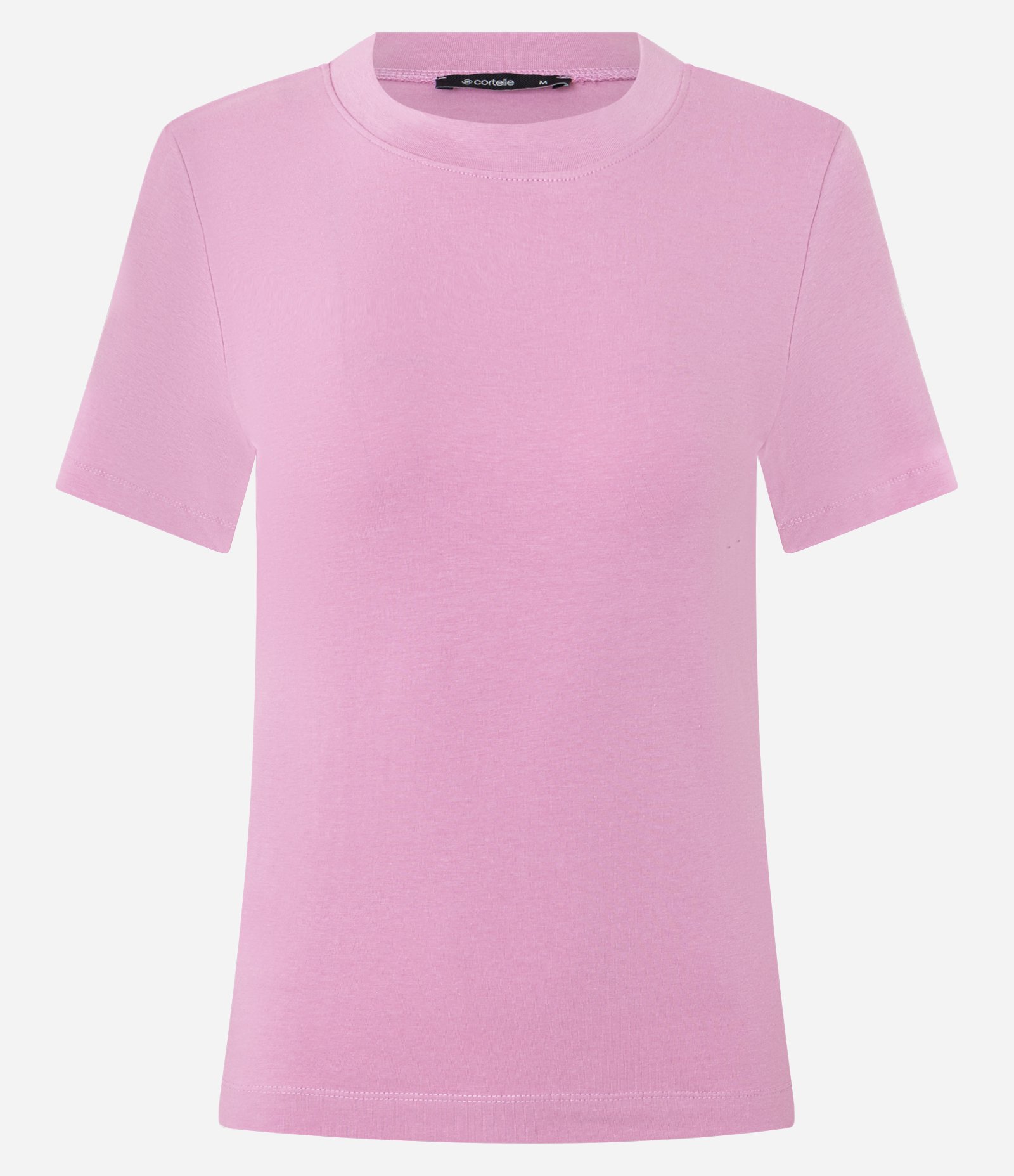 Blusa Básica Justinha em Ribana de Algodão Lilás 1