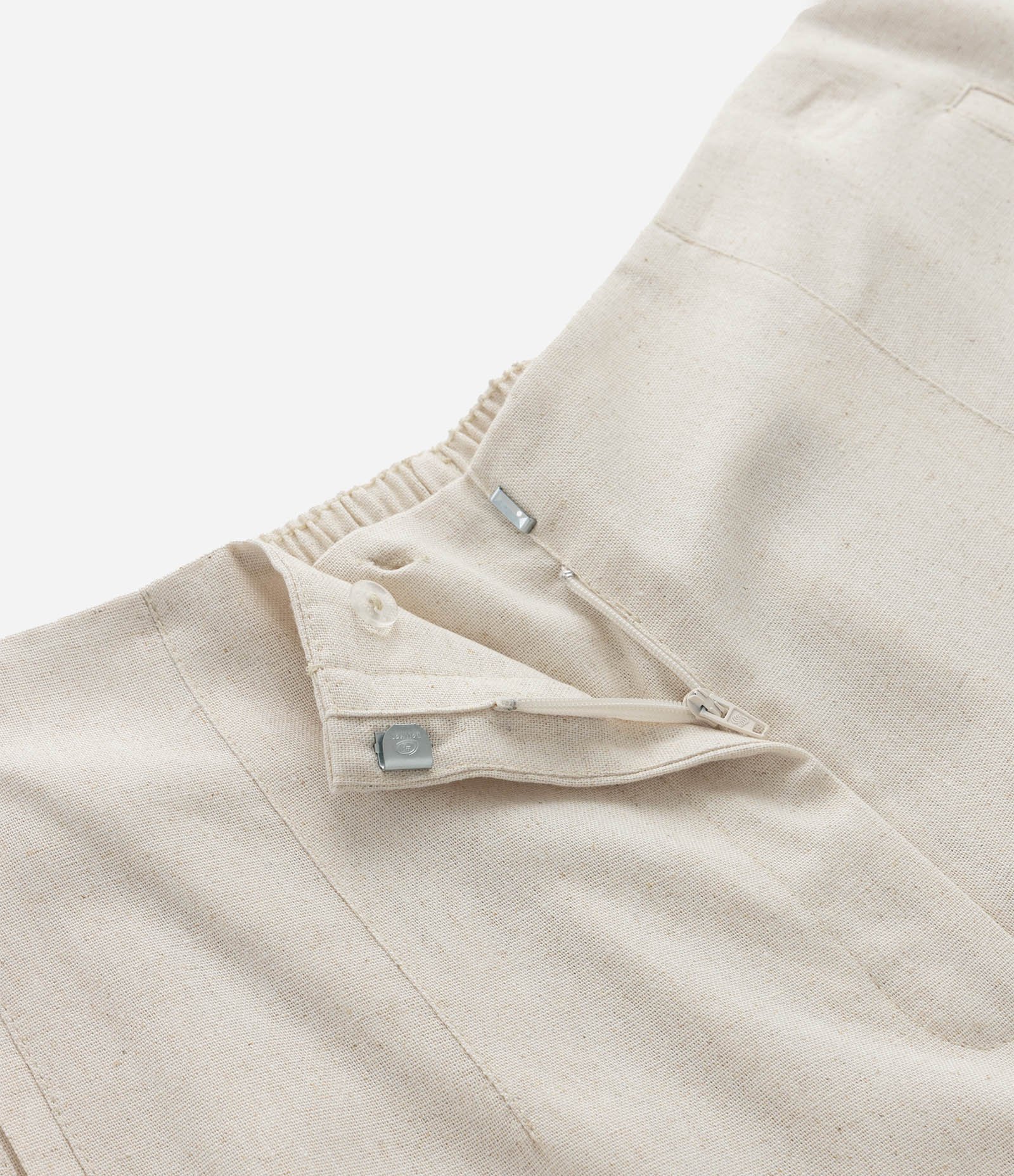 Calça Wide Leg Alfaiataria em Viscolinho Curve & Plus Size Off White 8