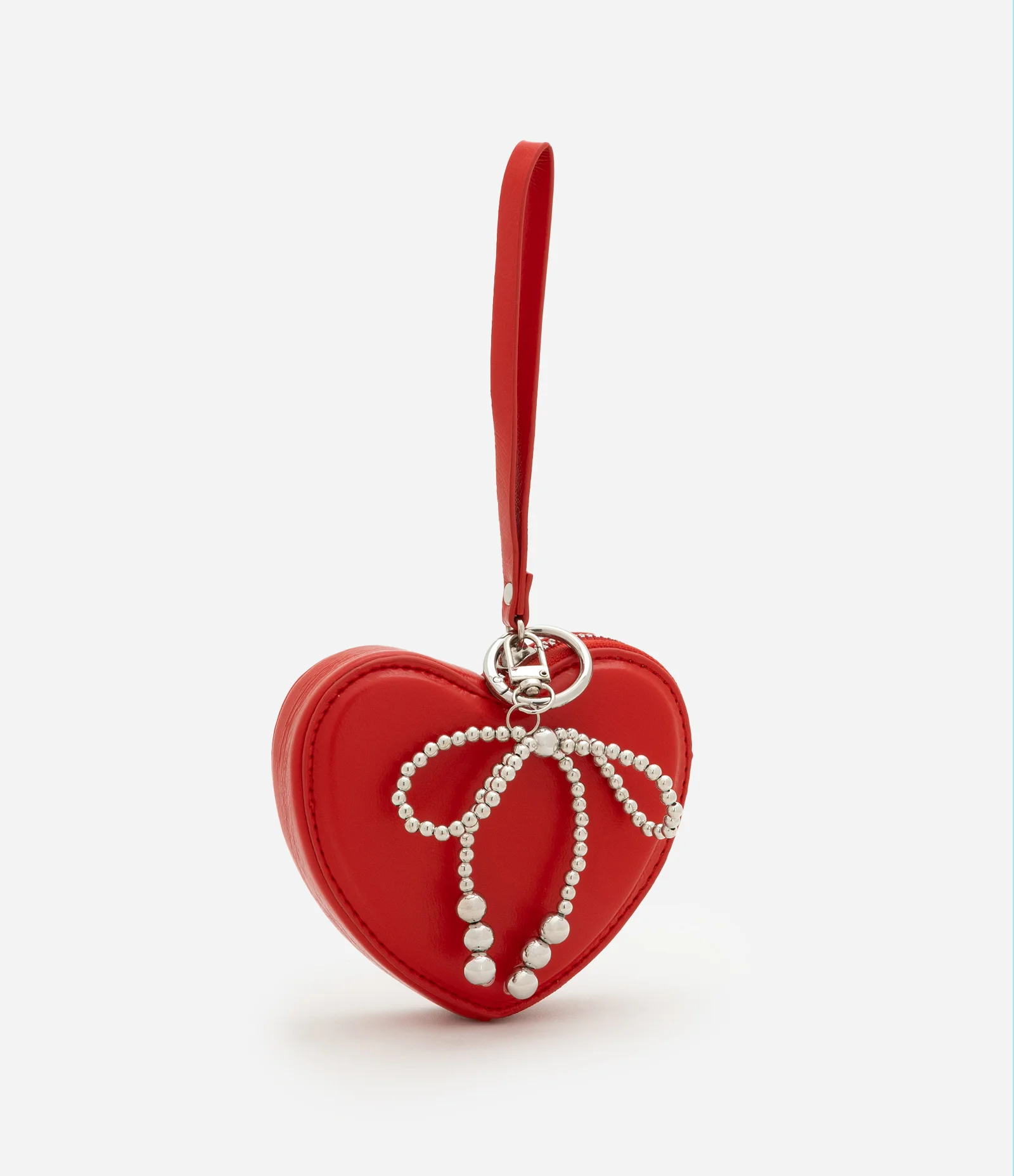 Carteira Média com Forma de Coração e Lacinho Vermelho 1