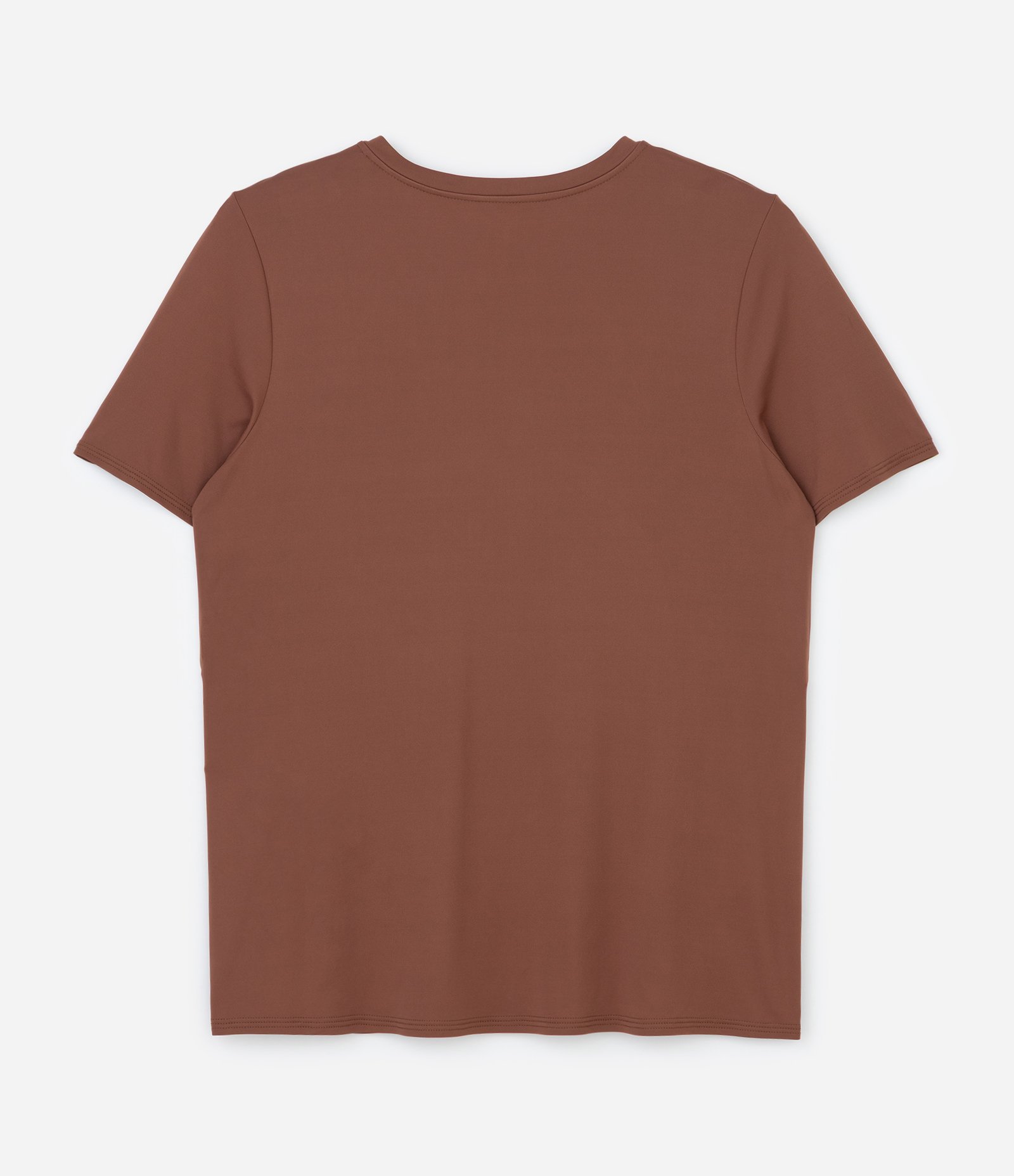 Camiseta Esportiva com Tecnologia Dry Curve & Plus Size Marrom 2