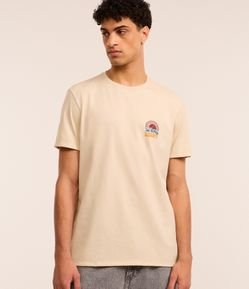 Camiseta T-Shirt Comfort em Algodão com Estampa Nascer do Sol