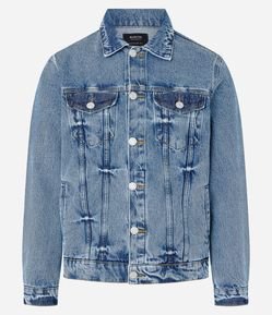 Jaqueta Regular em Jeans Estonada