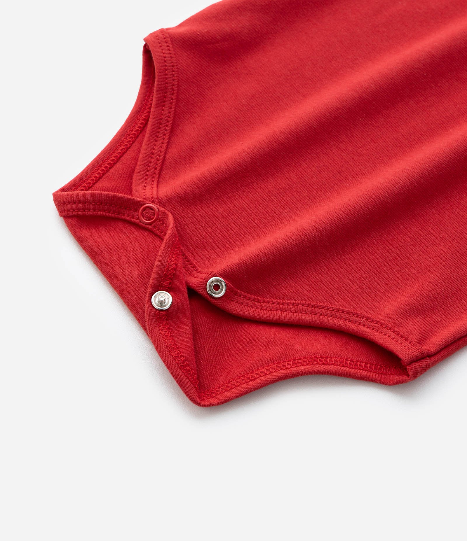 Body Infantil com Estampa Lettering Meu Primeiro Natal - Tam RN a 18 Meses Vermelho 6