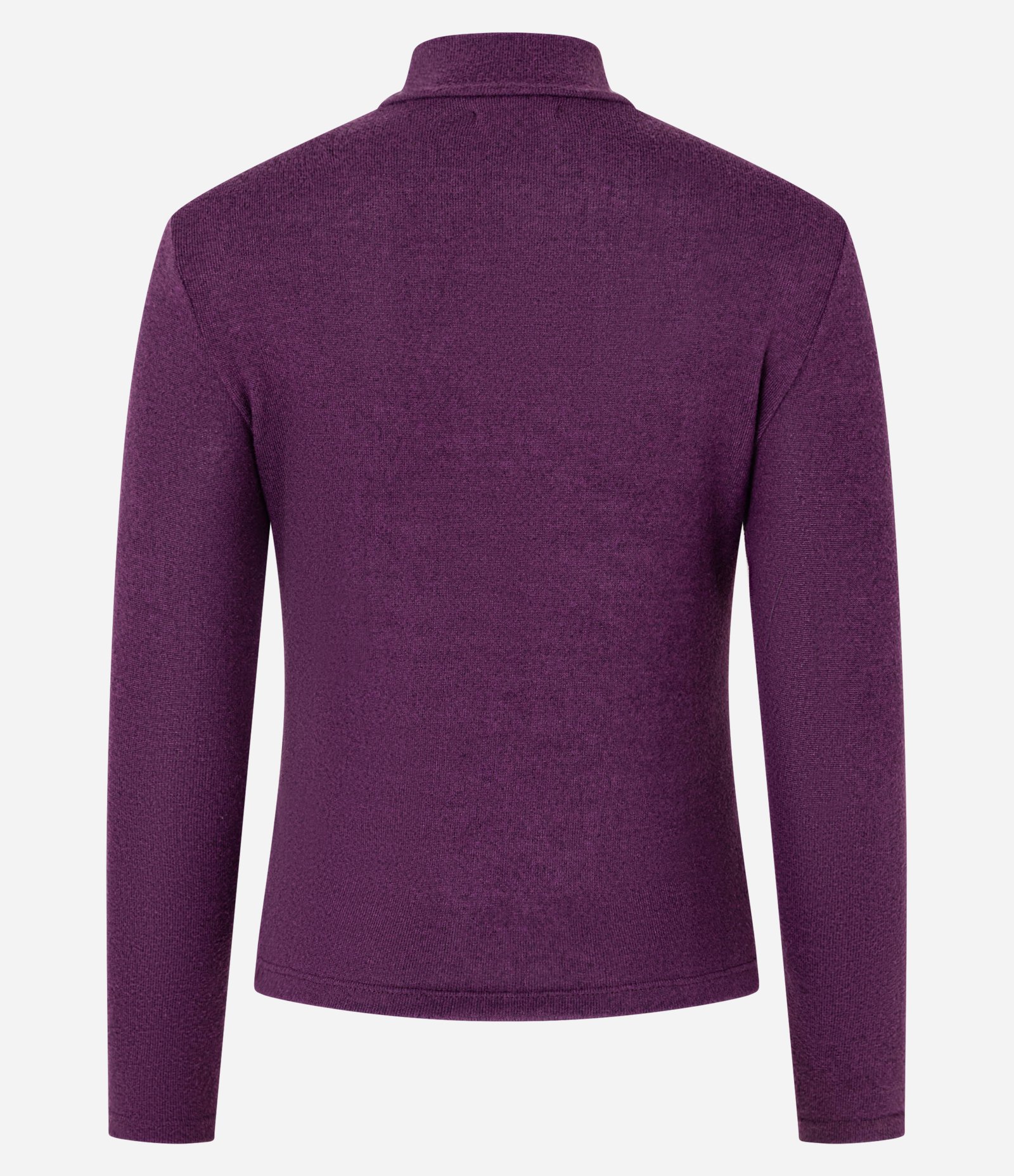 Blusa Texturizada com Gola Alta e Manga longa Roxo 7