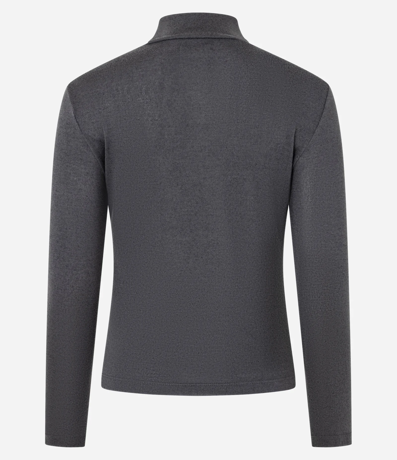 Blusa Texturizada com Gola Alta e Manga longa Cinza 8