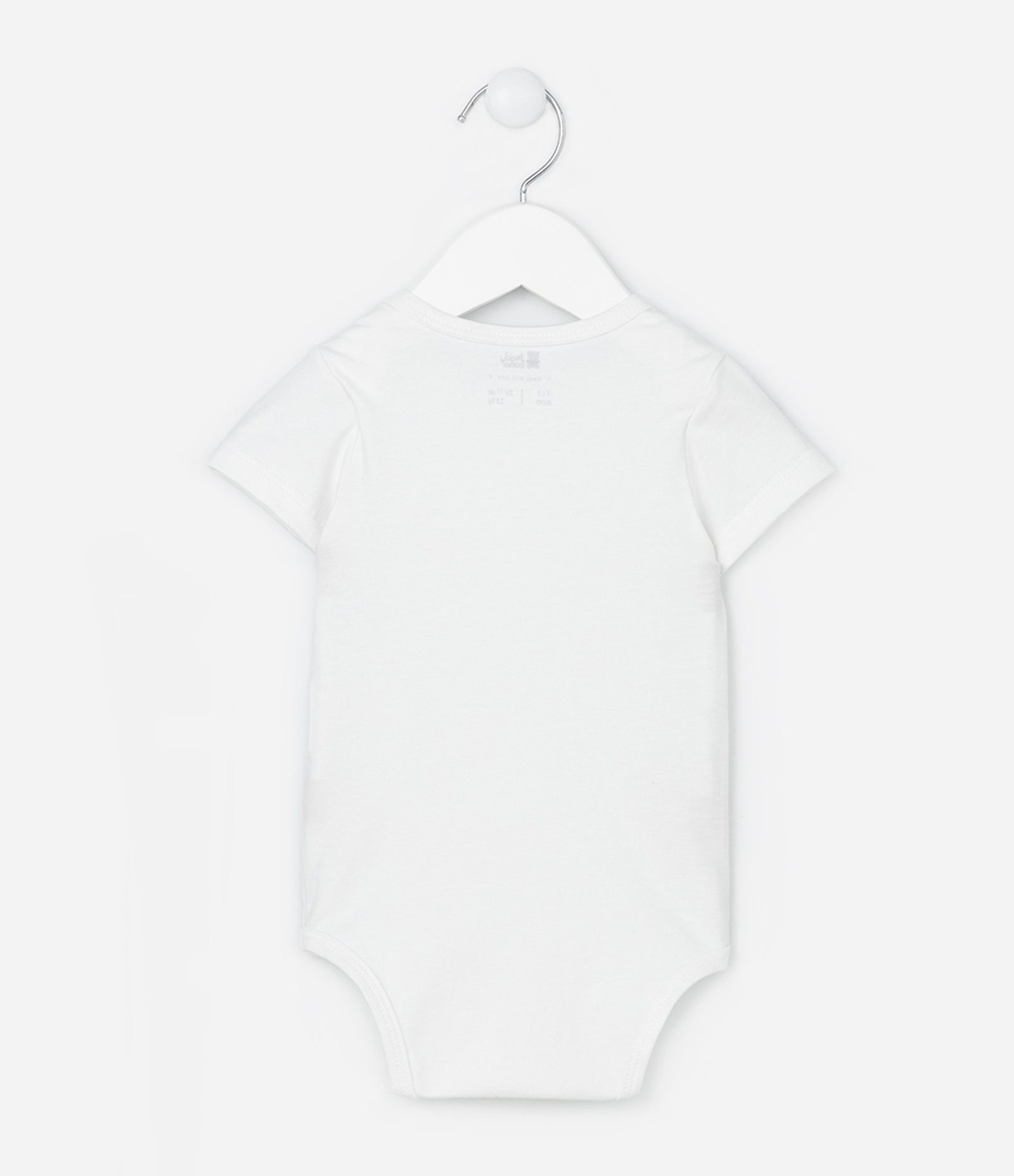 Conjunto Infantil em Anarruga com Jardineira e Body - Tam 0 a 18 Meses Azul 5