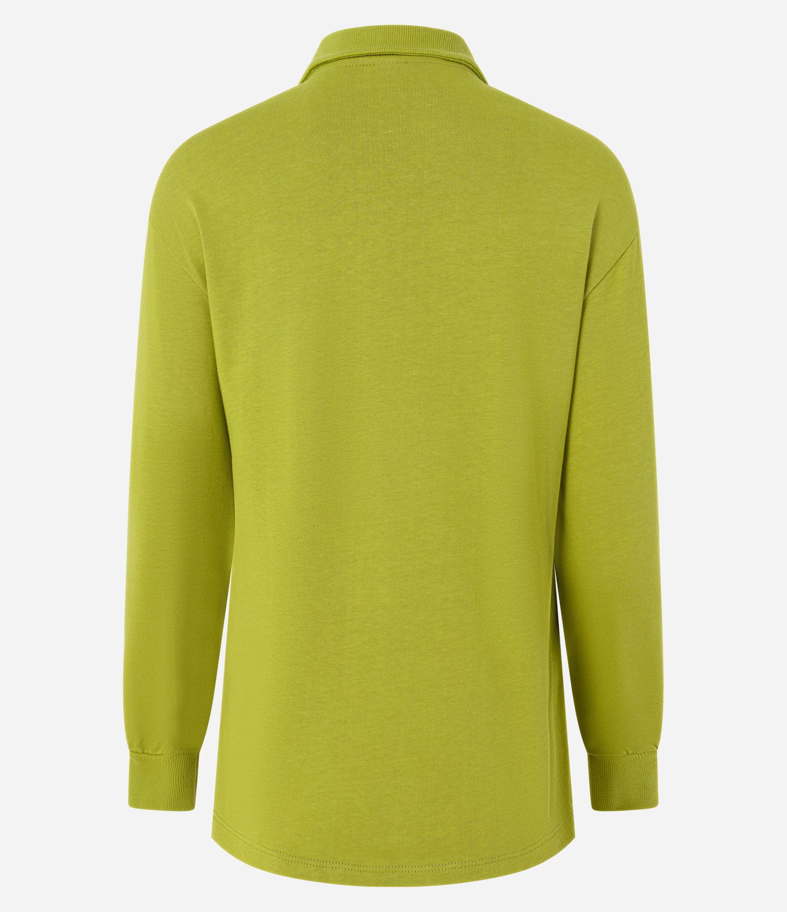 Blusa Texturizada em Algodão com Gola Polo Verde 7