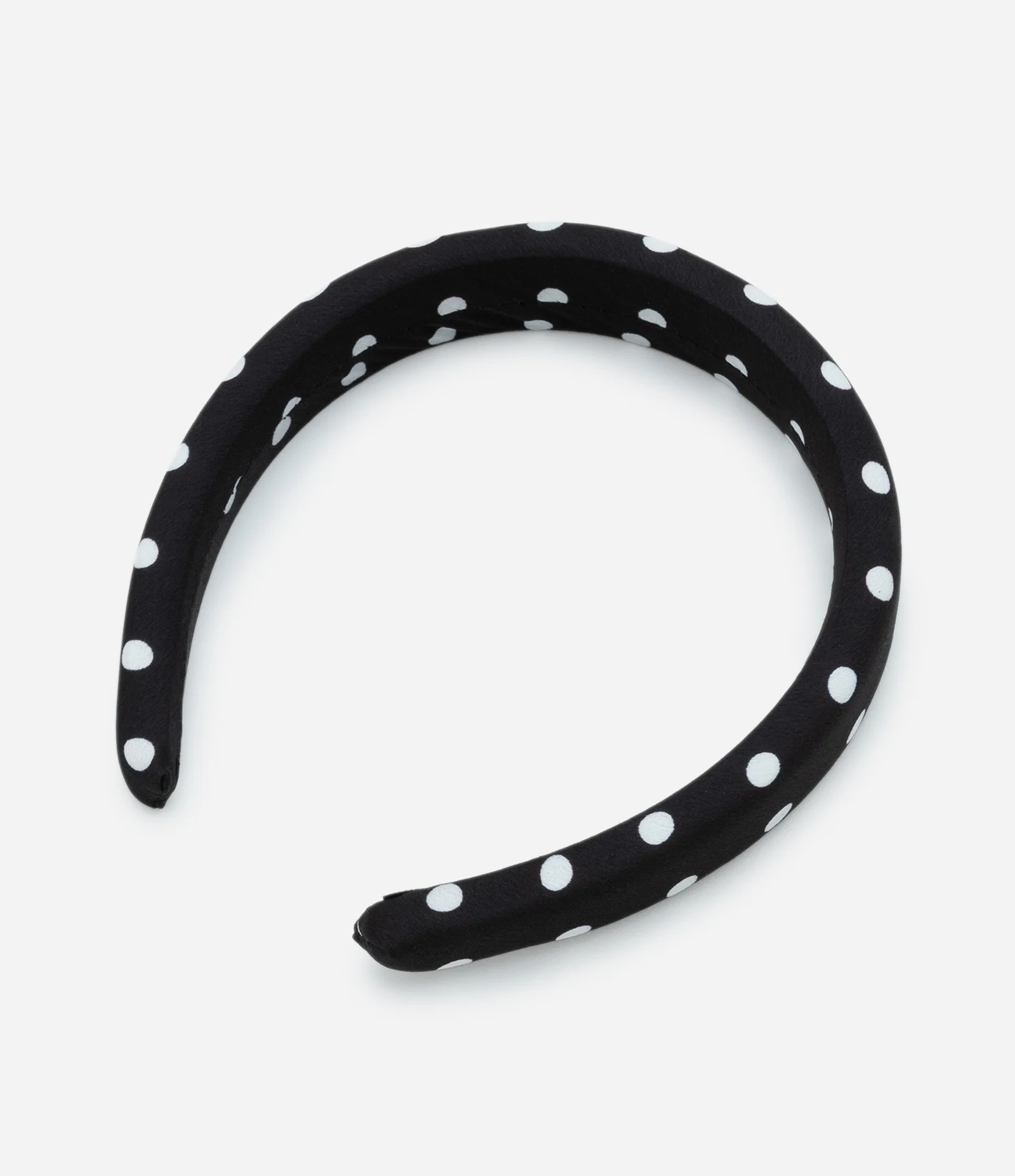 Tiara Forrada Poá Preto 1